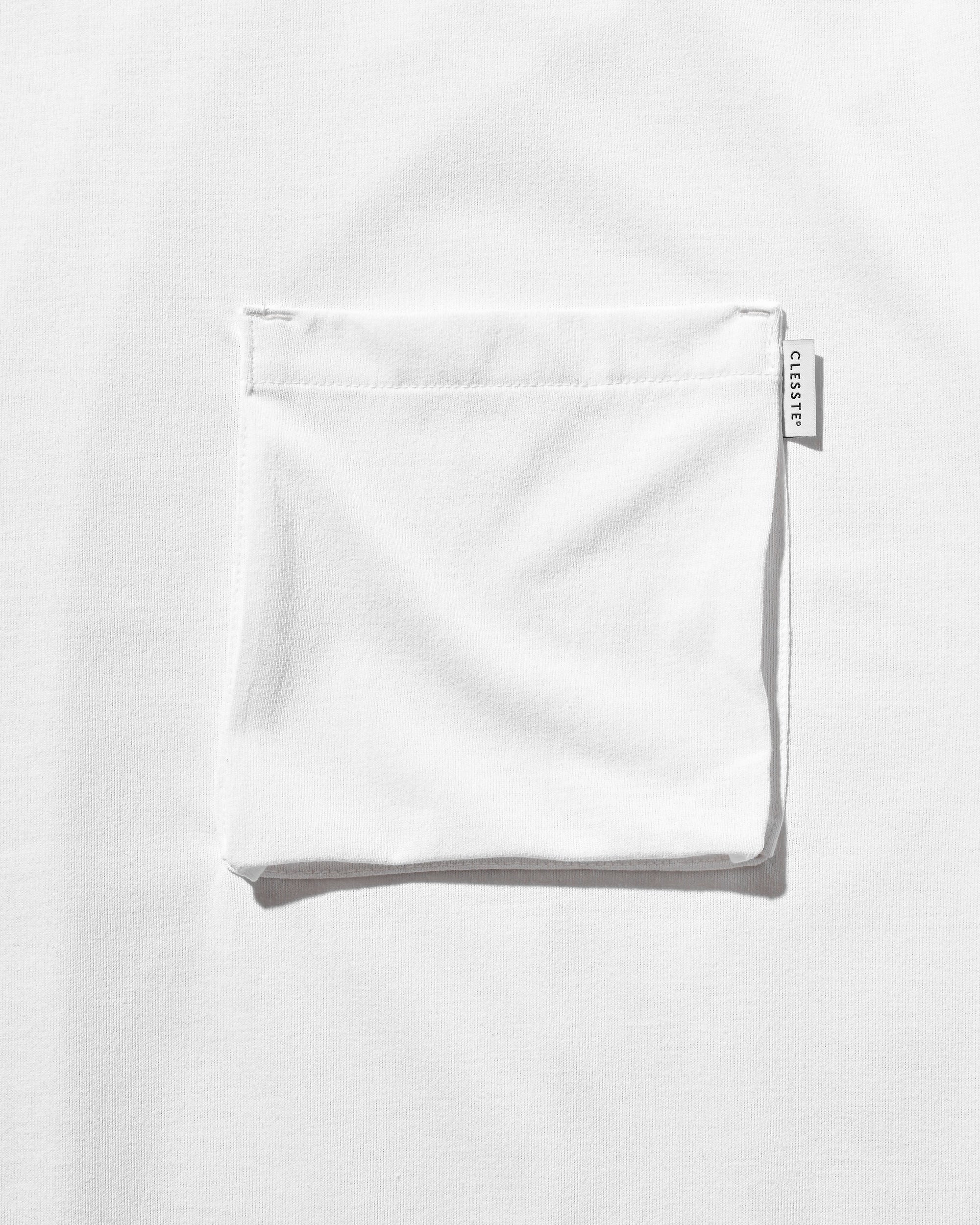 3D POCKET MASSIVE T-SHIRT WITH DRAWSTRINGS (WHITE)
