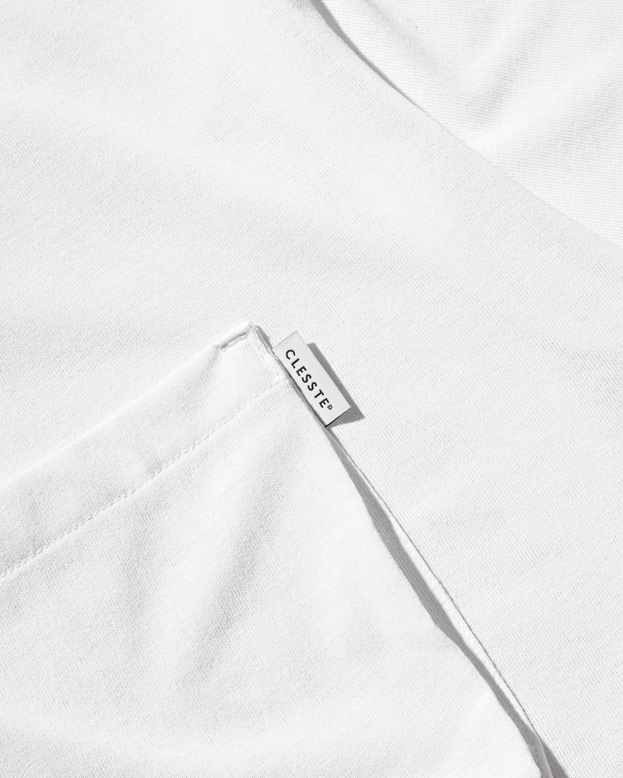 3D POCKET MASSIVE T-SHIRT WITH DRAWSTRINGS (WHITE)