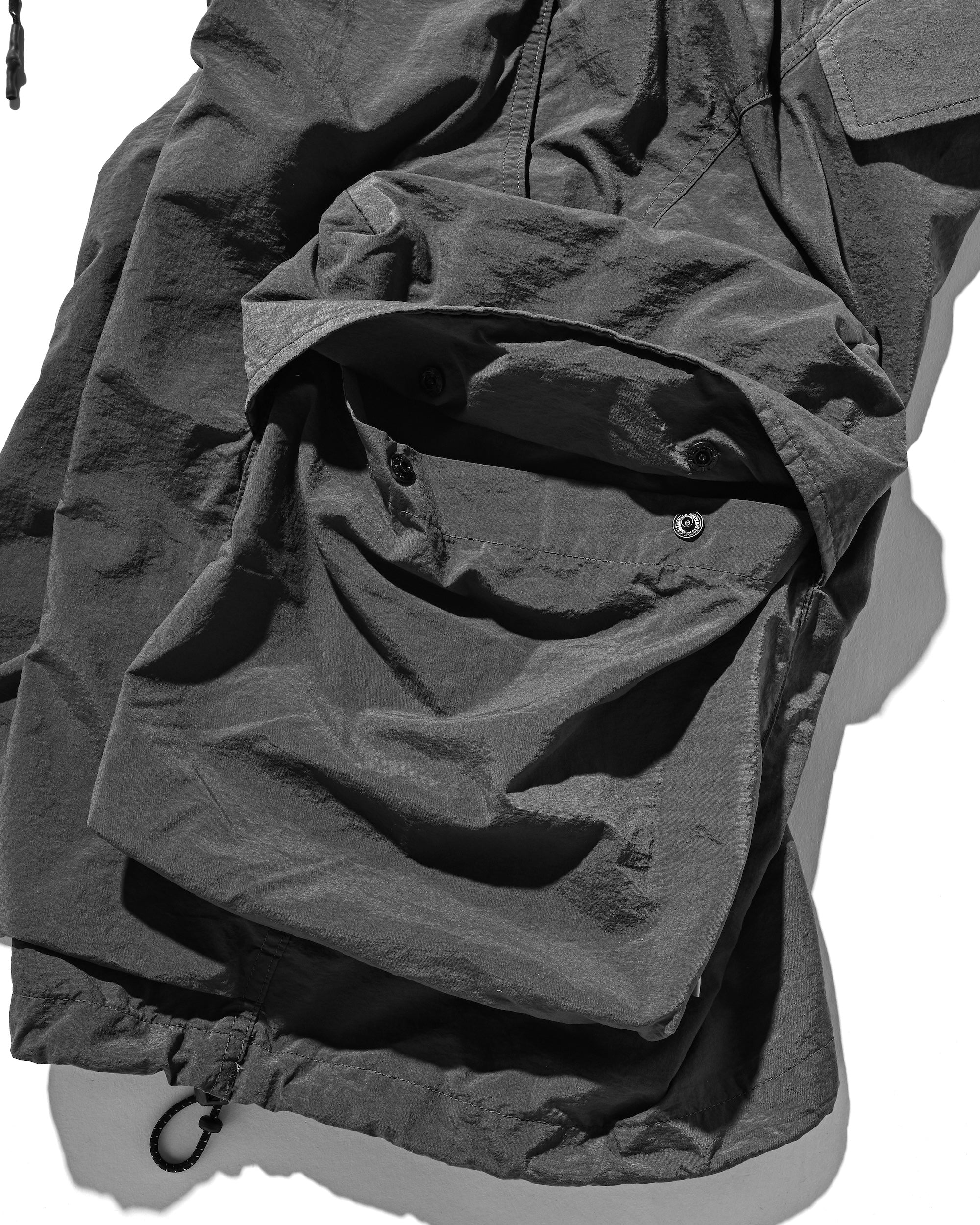 【6.25 WED 20:00- IN STOCK】VINTAGE WASHED CITY MILITARY HALF PANTS 002 (FADE BLACK)