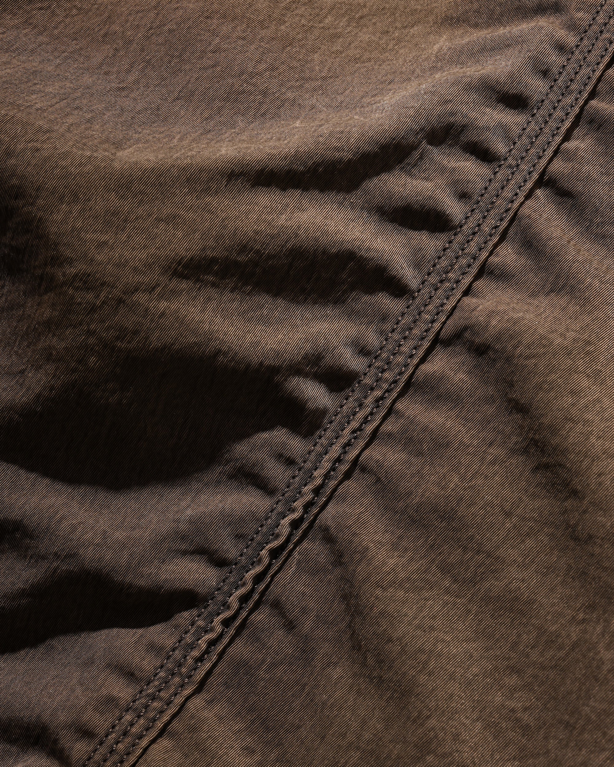 【2.7 SAT 20:00- IN STOCK】FADED FINISH NYLON CITY TWISTED WORKER PANTS (FADE BROWN)