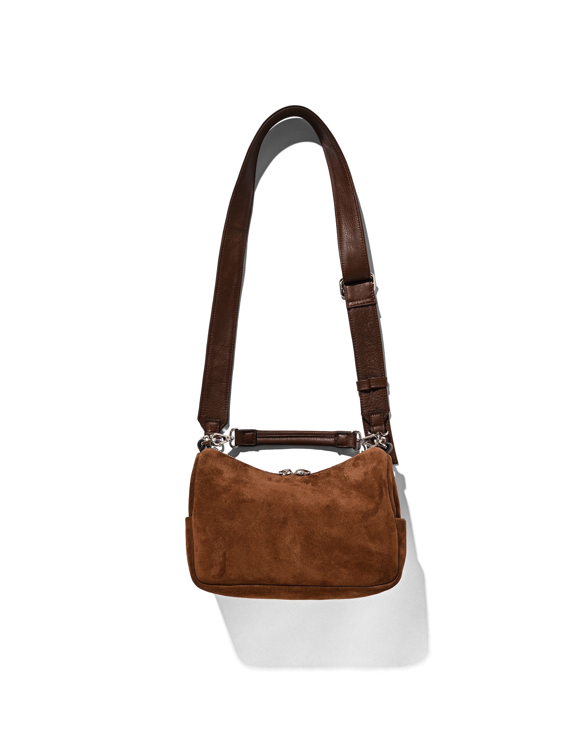 SUEDE DAYOFF BAG MINI (BROWN)