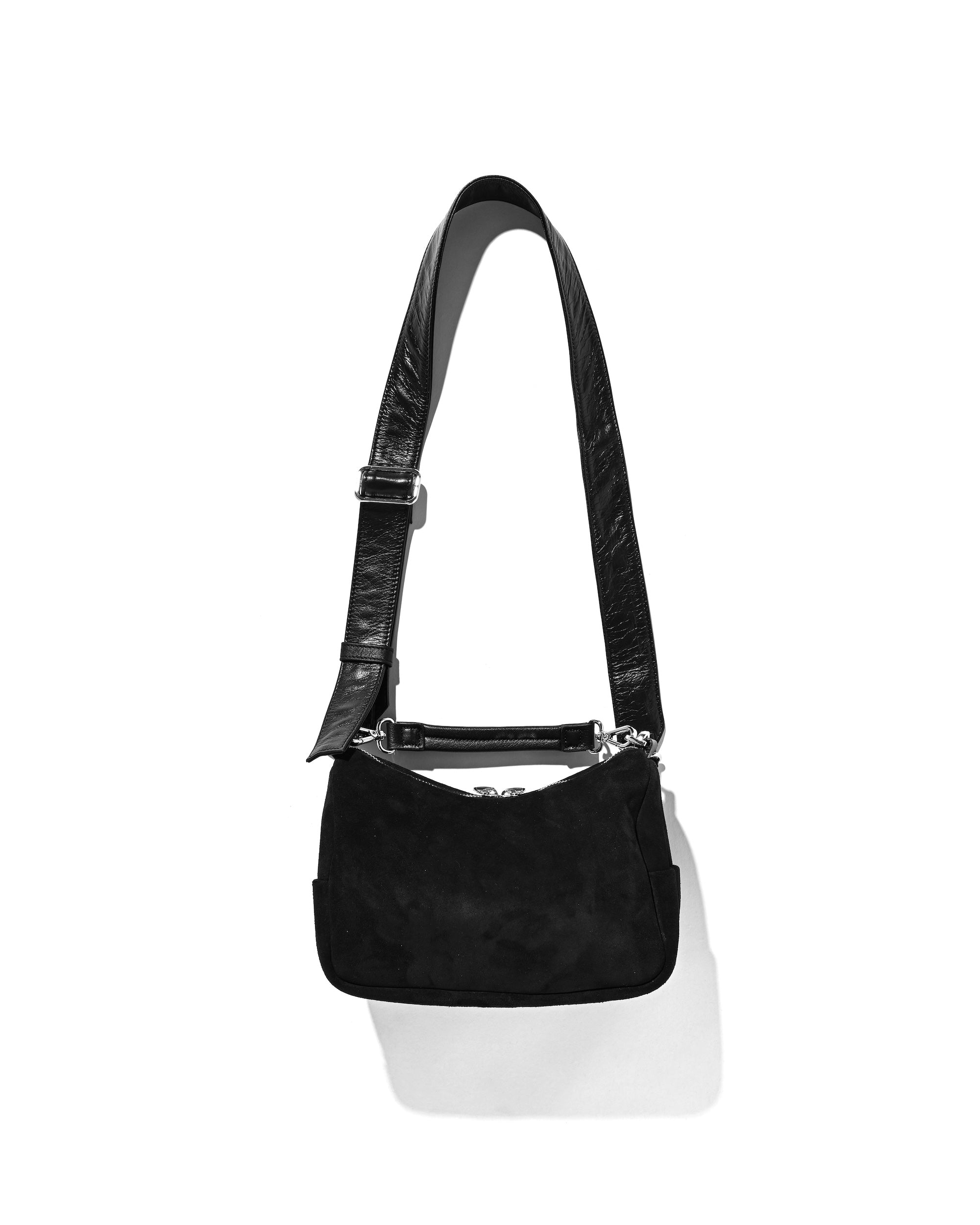 SUEDE DAYOFF BAG MINI (BLACK)