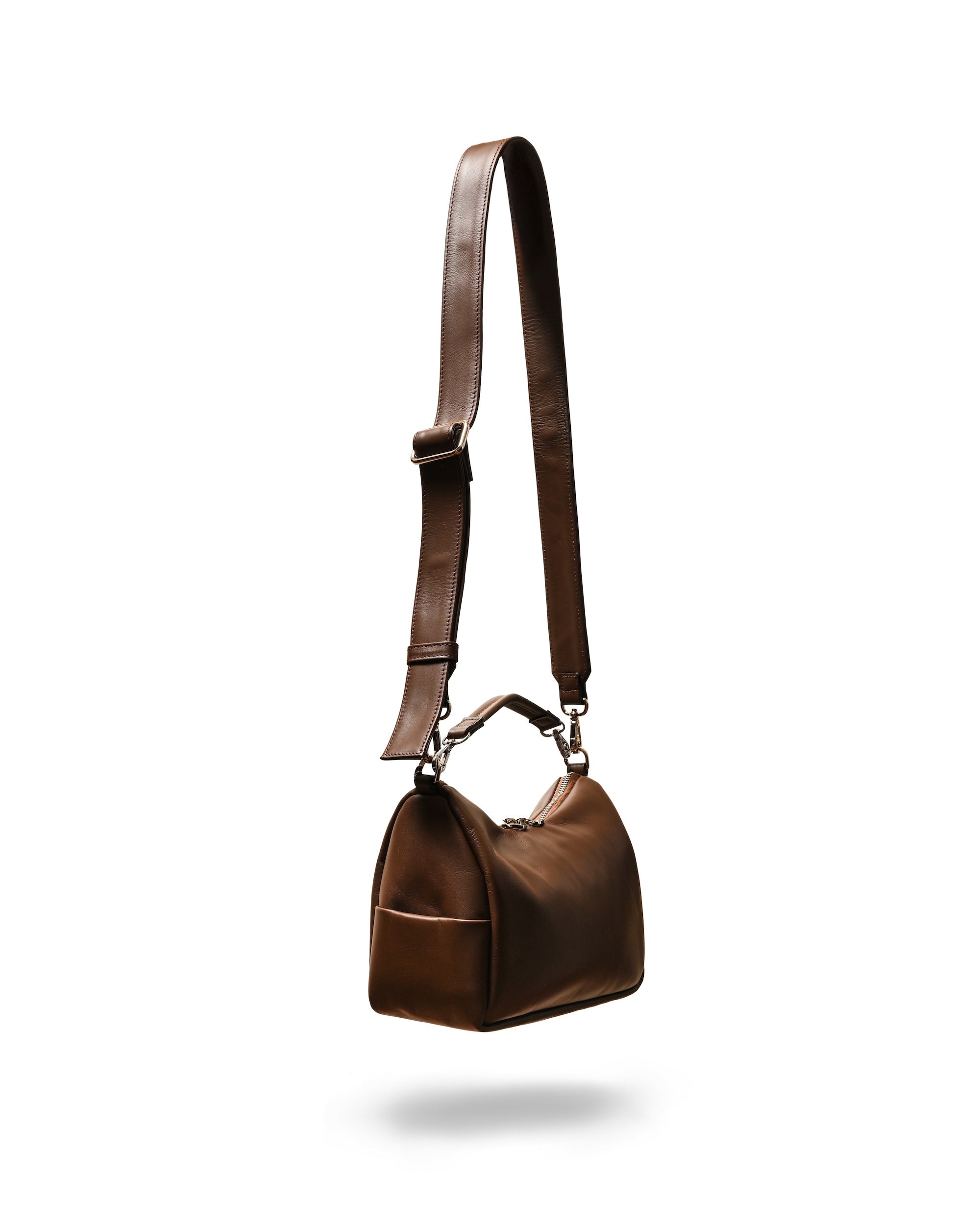 【7.29 WED 20:00- IN STOCK】LEATHER DAYOFF BAG MINI (BROWN)