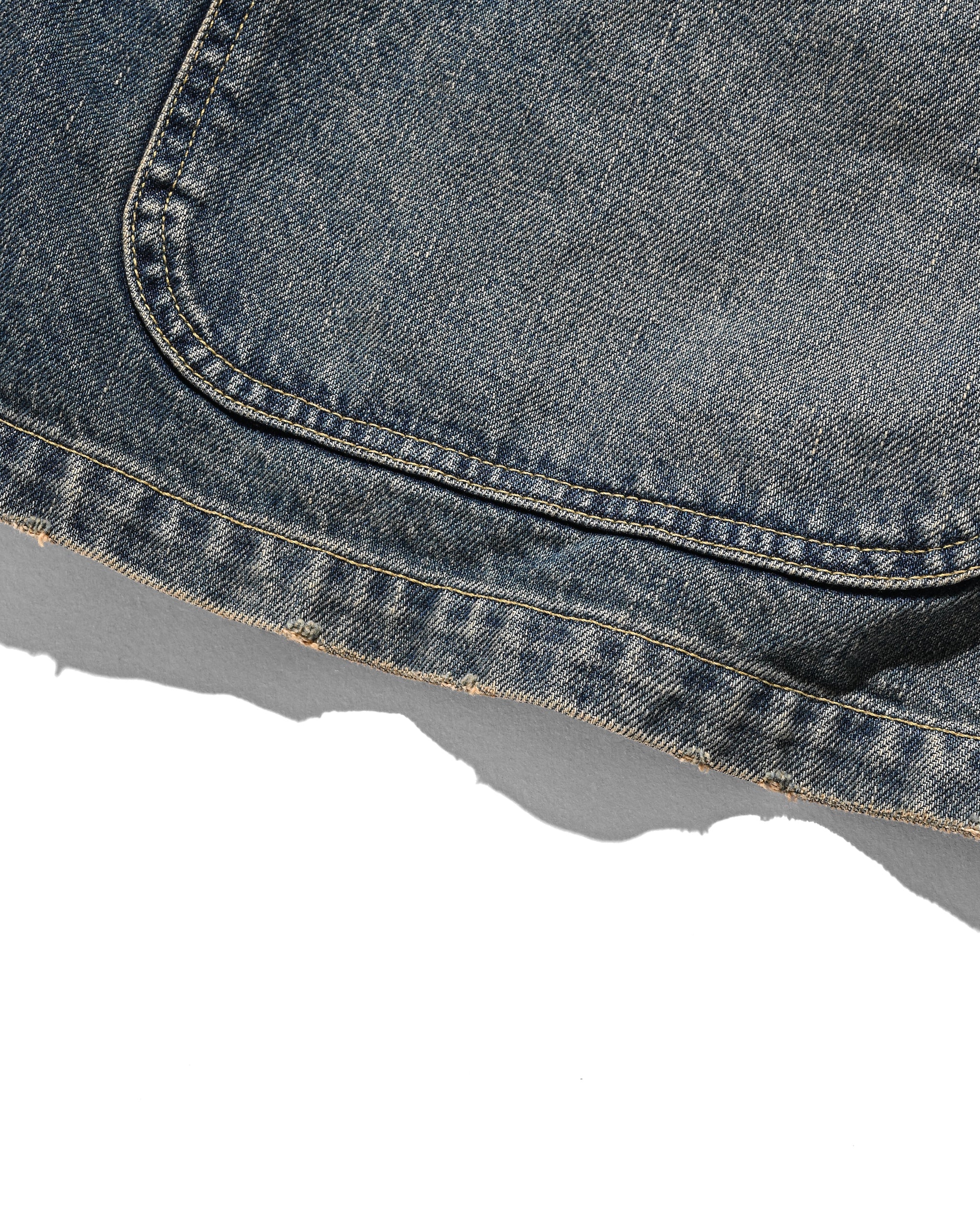 【2.14 SAT 20:00- IN STOCK】VINTAGE DYED SELVEDGE DENIM CITY UTILITY COAT (VINTAGE INDIGO)