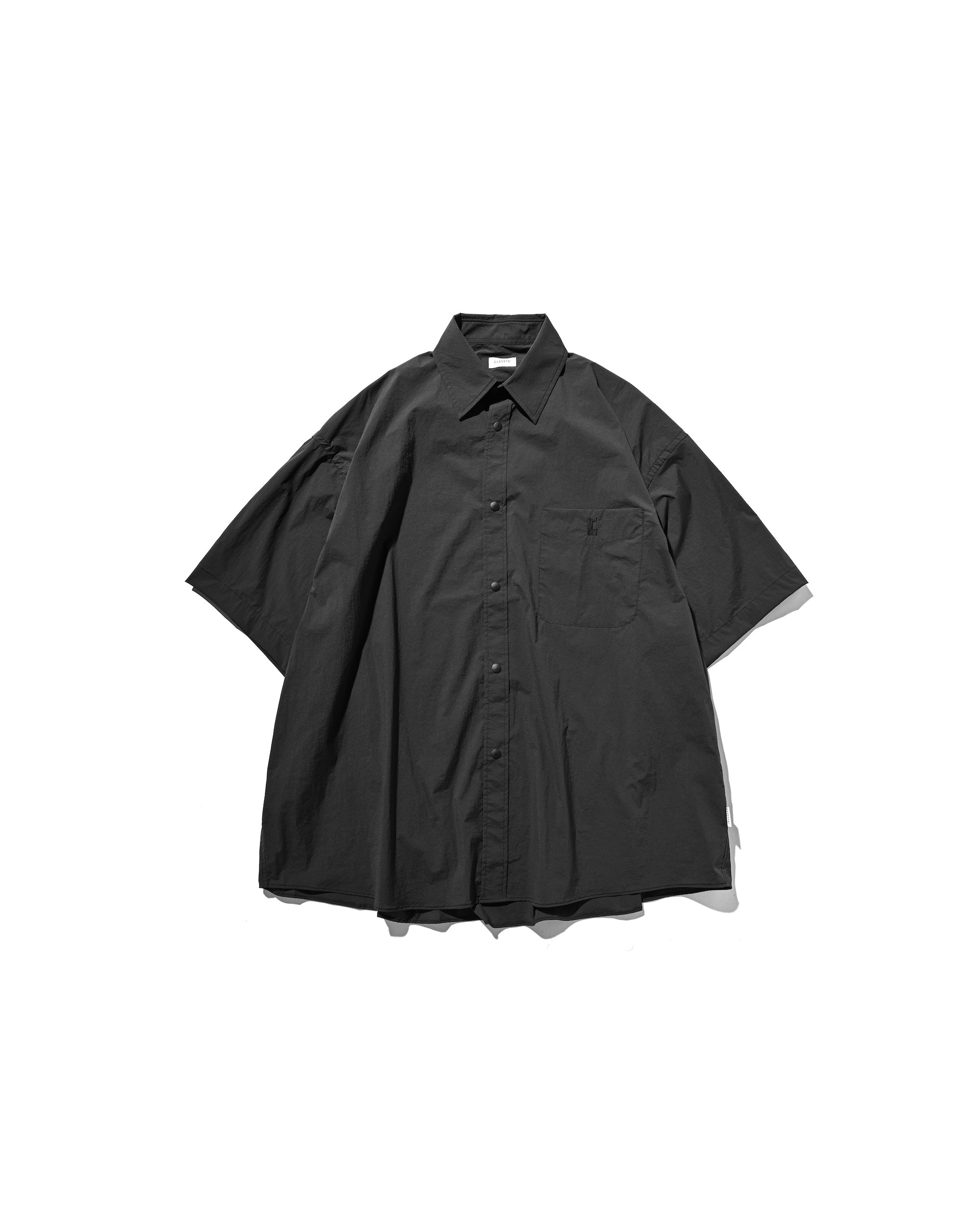 CRISPY NYLON CITY UNIFORM S/S SHIRT (CHARCOAL)