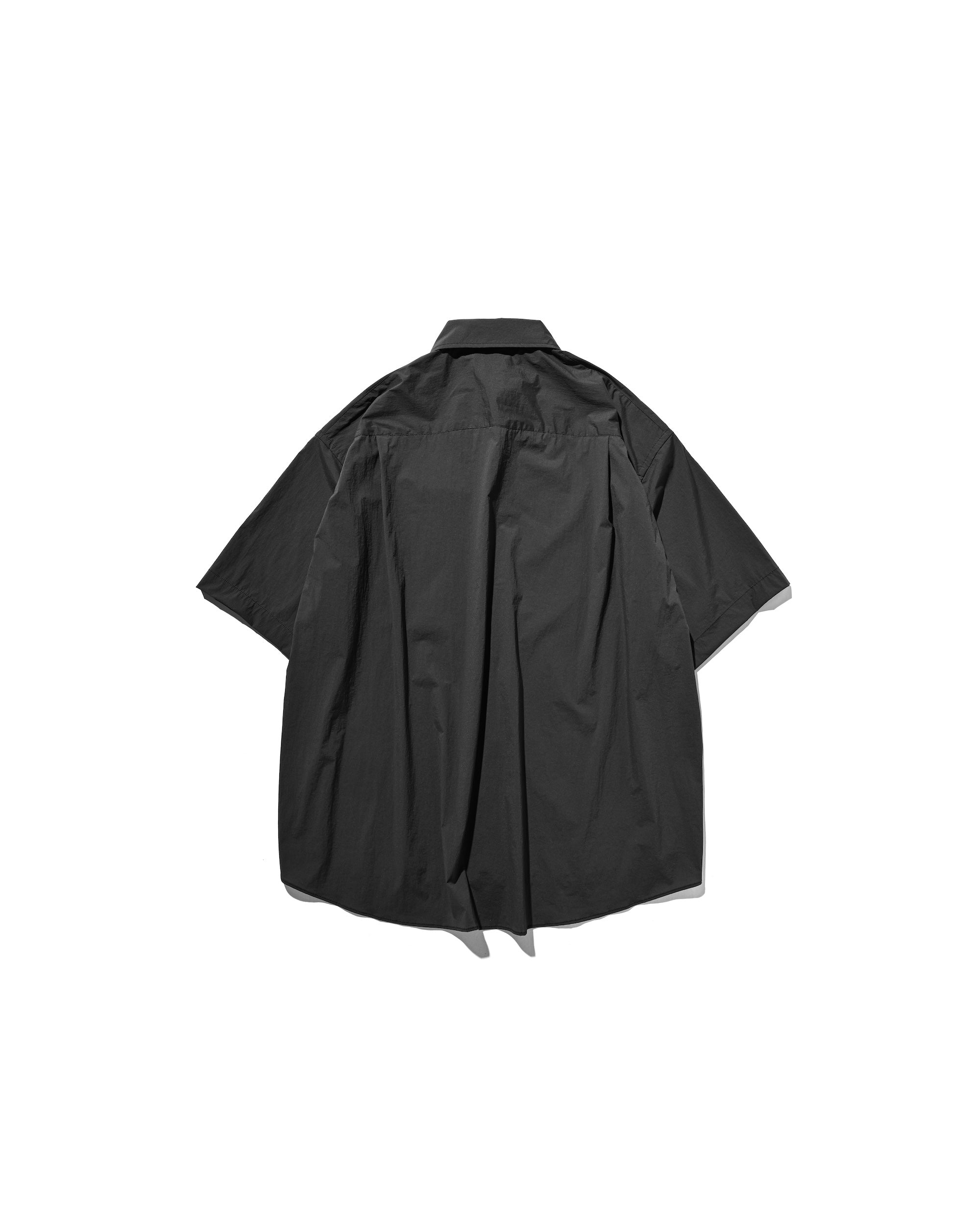 CRISPY NYLON CITY UNIFORM S/S SHIRT (CHARCOAL)