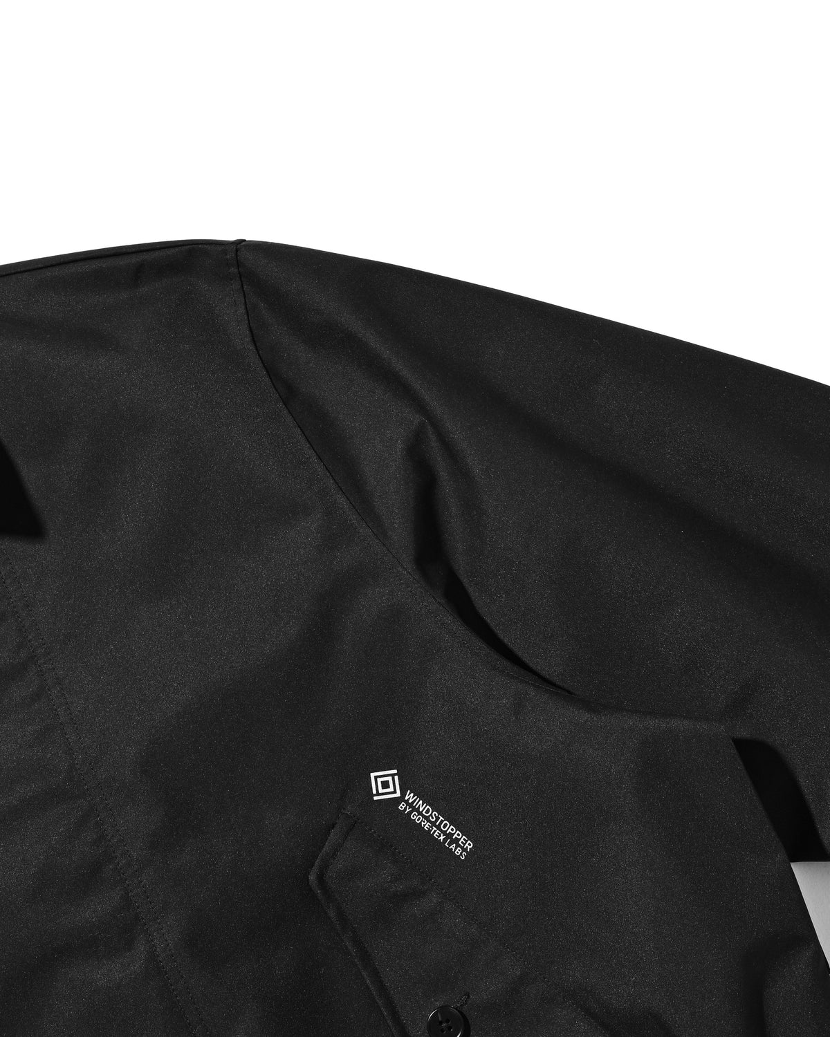 【10.24 SAT 20:00- IN STOCK】 +phenix WINDSTOPPER® by GORE-TEX LABS TWILL CITY DOUBLE FLAP JACKET (BLACK)