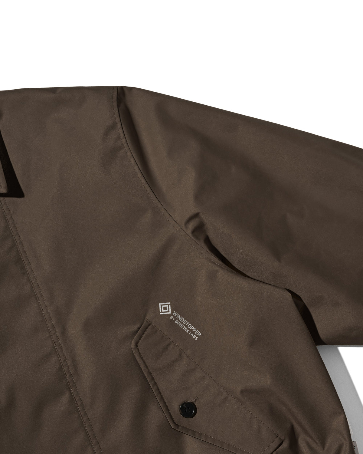 【10.24 SAT 20:00- IN STOCK】 +phenix WINDSTOPPER® by GORE-TEX LABS TWILL CITY DOUBLE FLAP JACKET (URBAN BROWN)