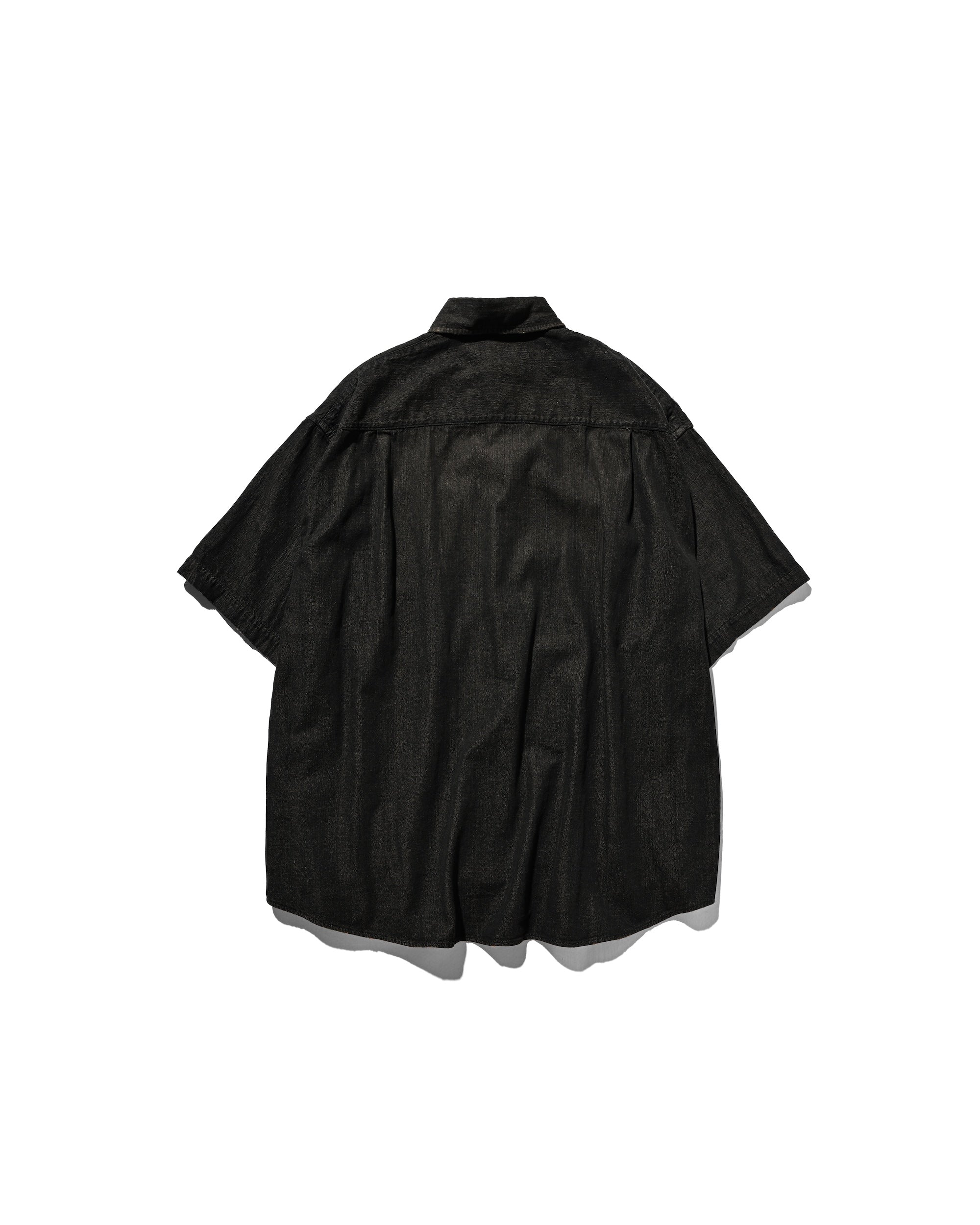 VINTAGE DYED DENIM CLASSIC CITY S/S SHIRT (VINTAGE BLACK)