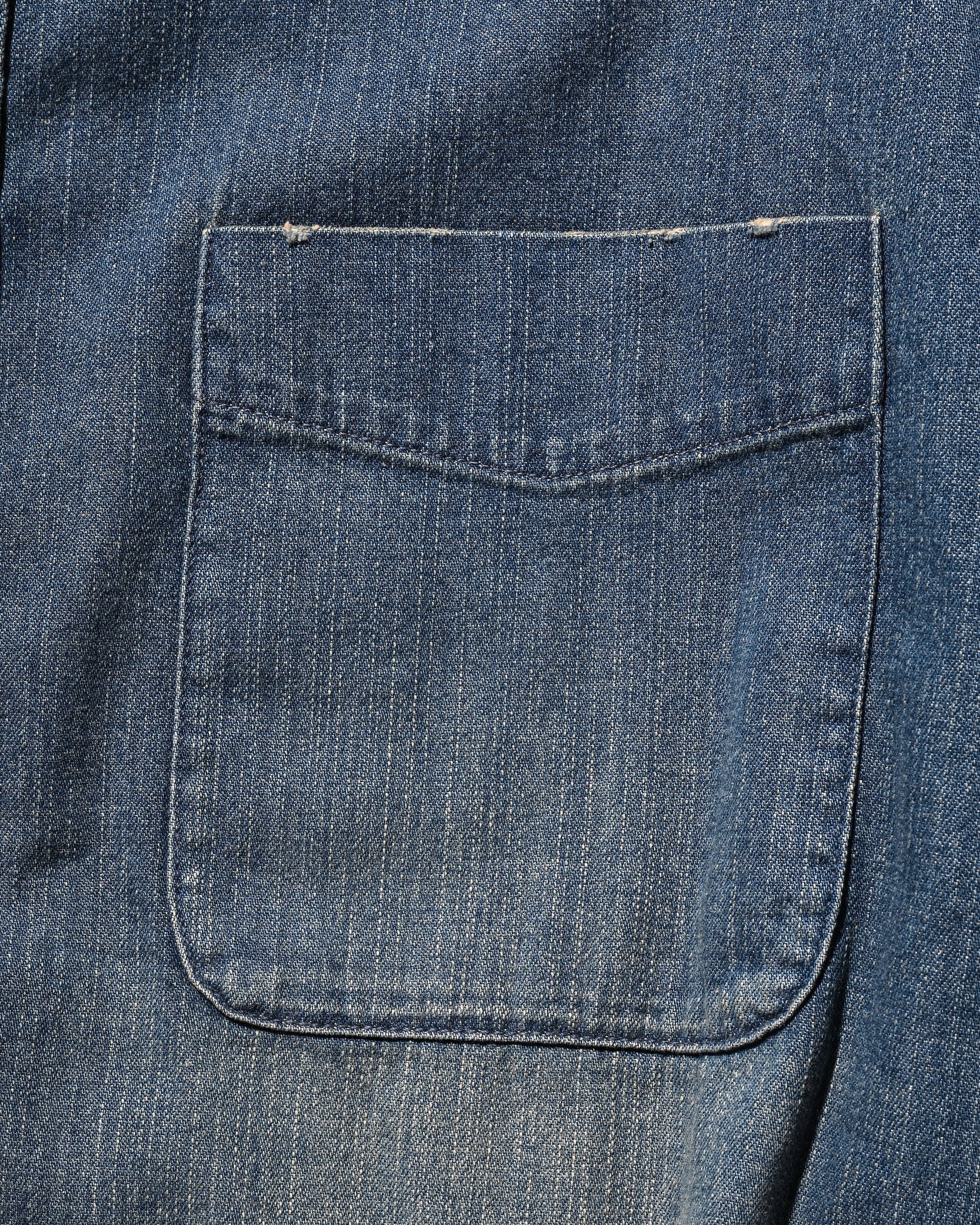 VINTAGE DYED DENIM CLASSIC CITY S/S SHIRT (VINTAGE INDIGO)