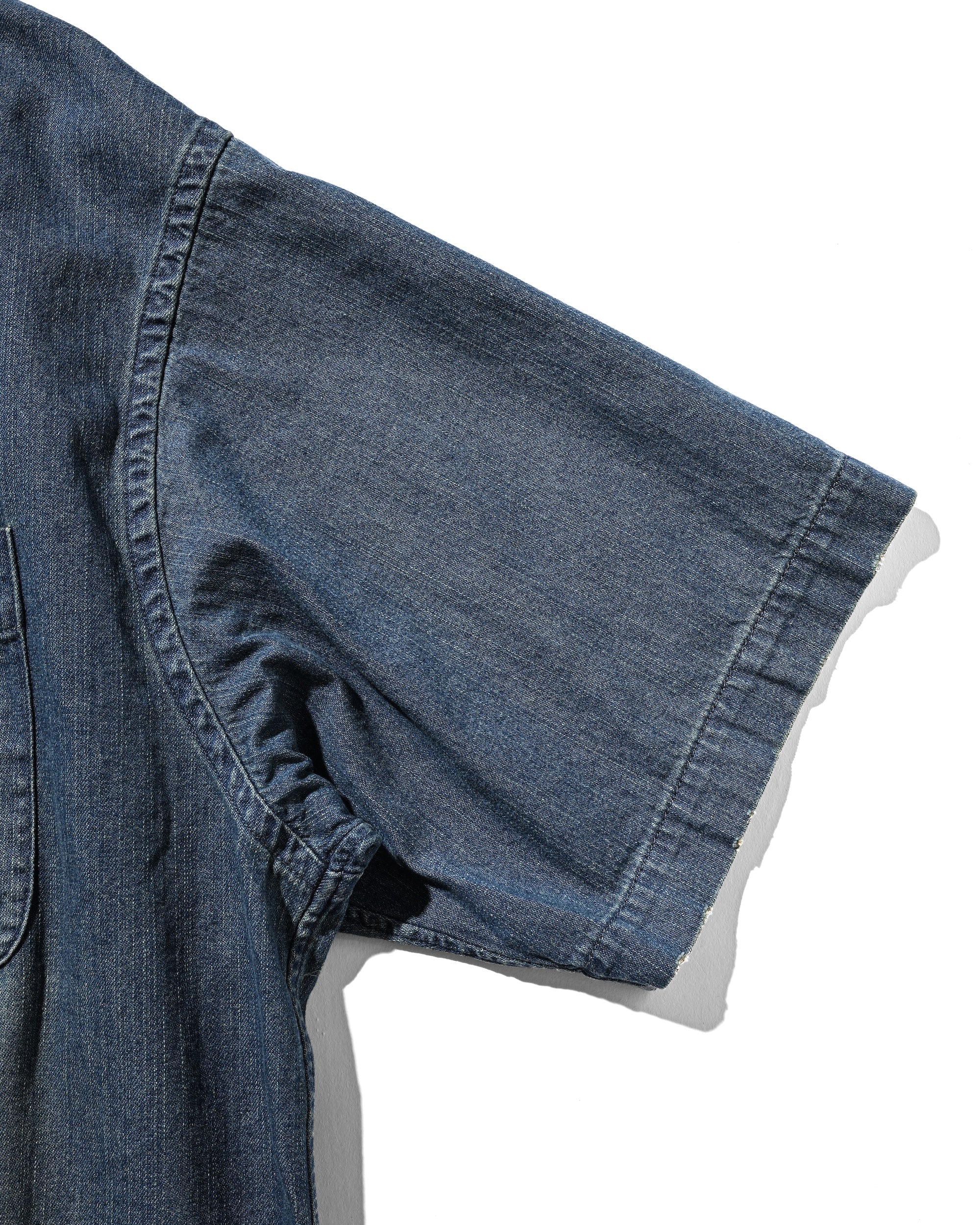 VINTAGE DYED DENIM CLASSIC CITY S/S SHIRT (VINTAGE INDIGO)