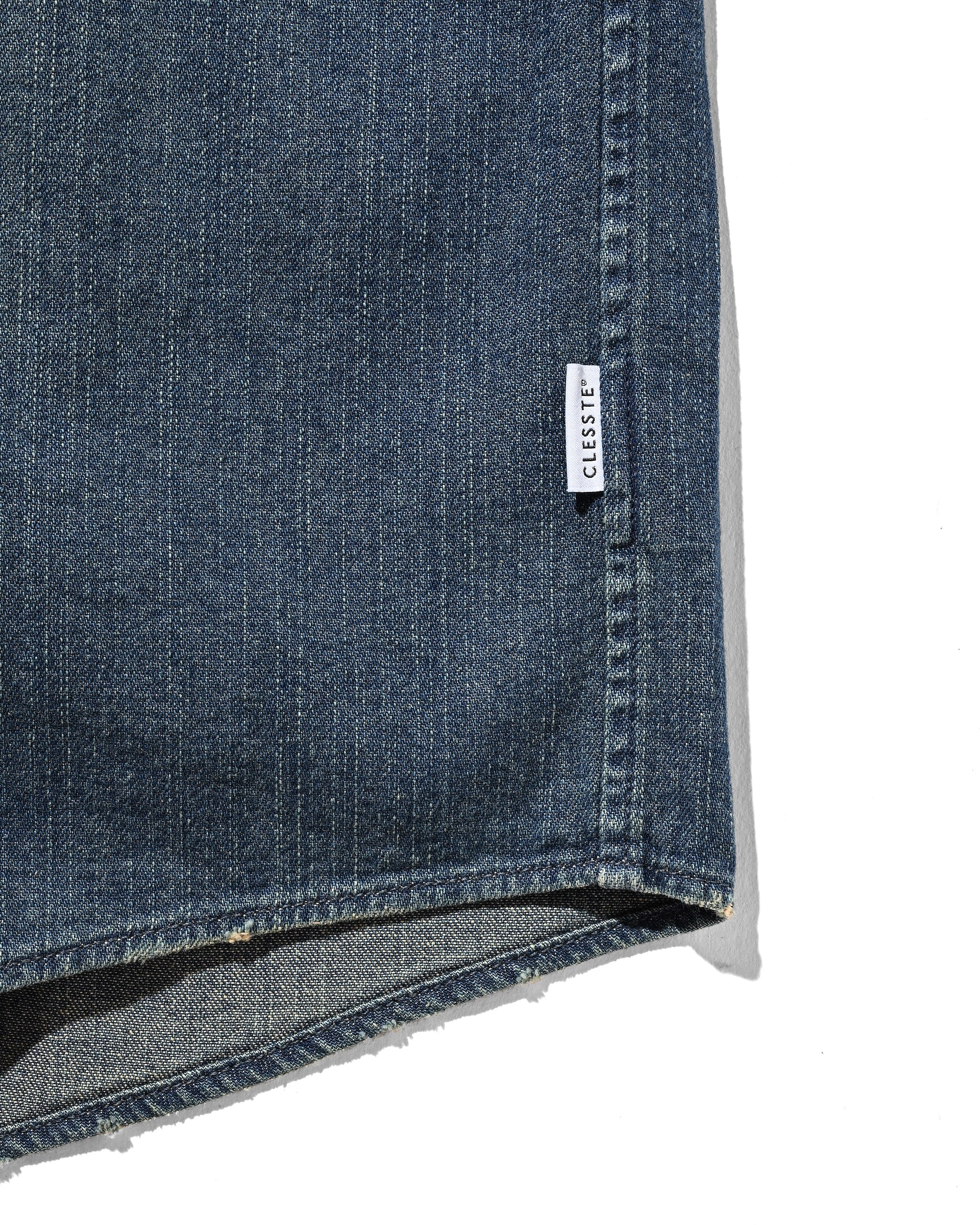 VINTAGE DYED DENIM CLASSIC CITY S/S SHIRT (VINTAGE INDIGO)