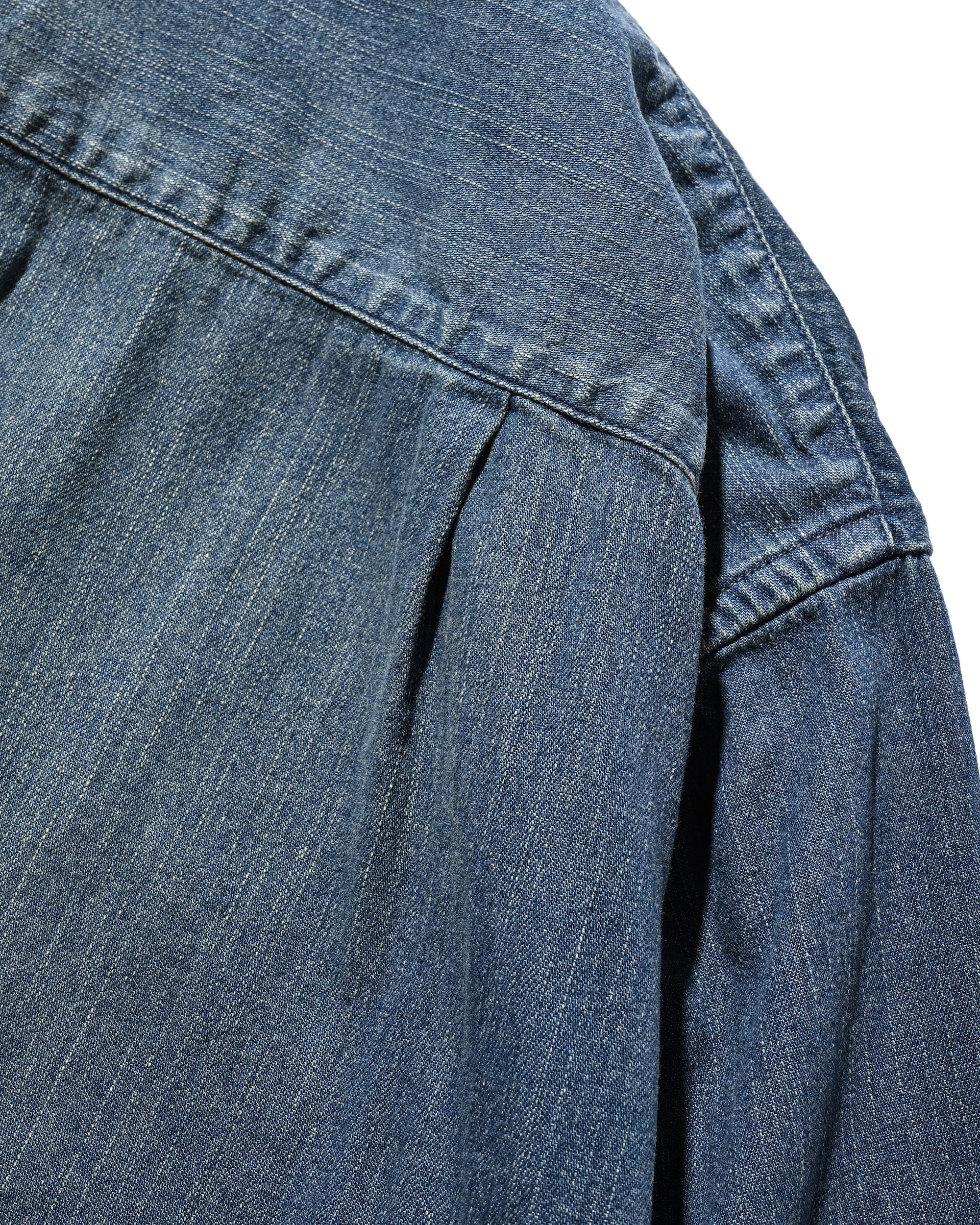 VINTAGE DYED DENIM CLASSIC CITY S/S SHIRT (VINTAGE INDIGO)