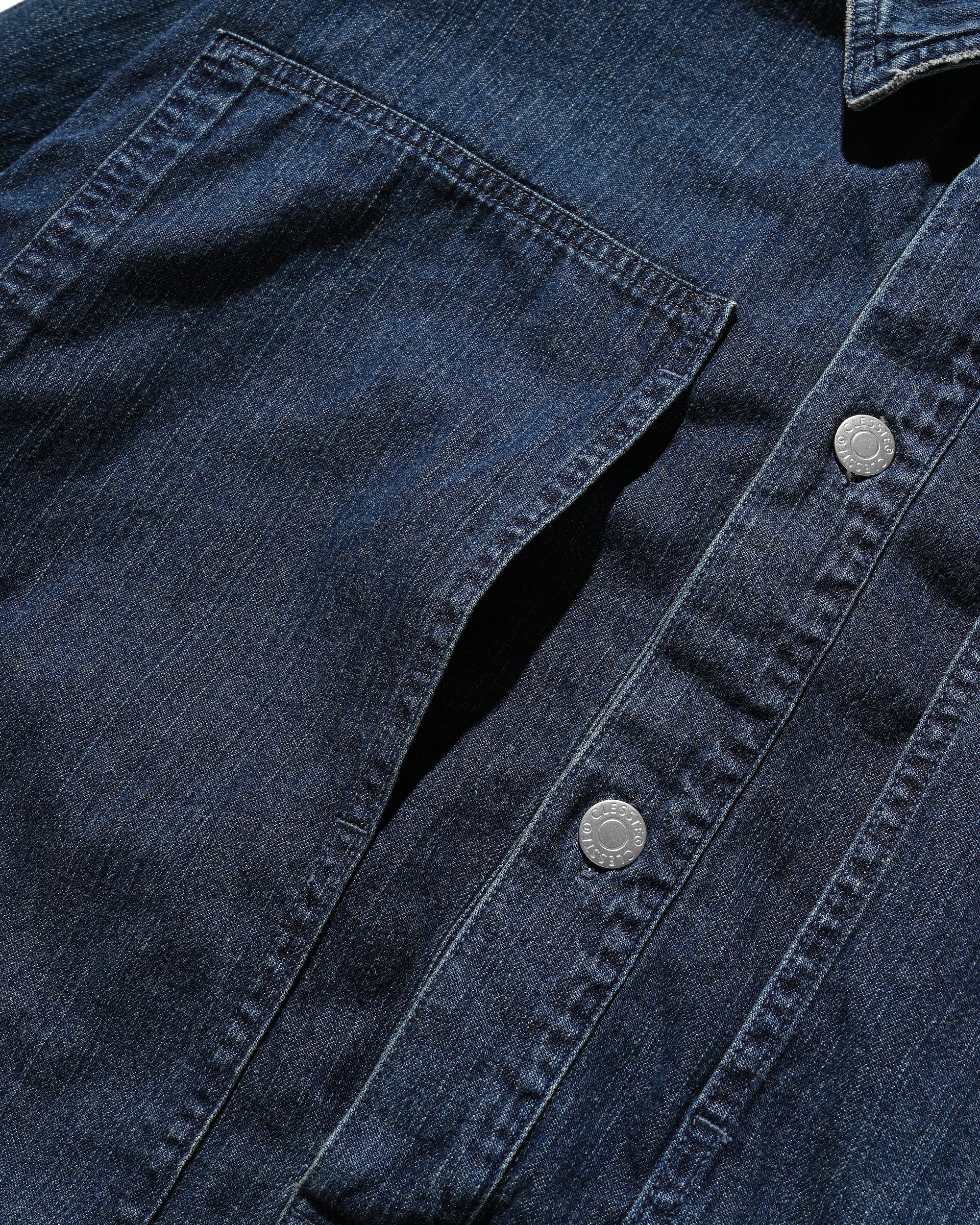 【2.21 SAT 20:00- IN STOCK】VINTAGE DYED SELVEDGE DENIM US ARMY M-35 PULLOVER JACKET (VINTAGE INDIGO)