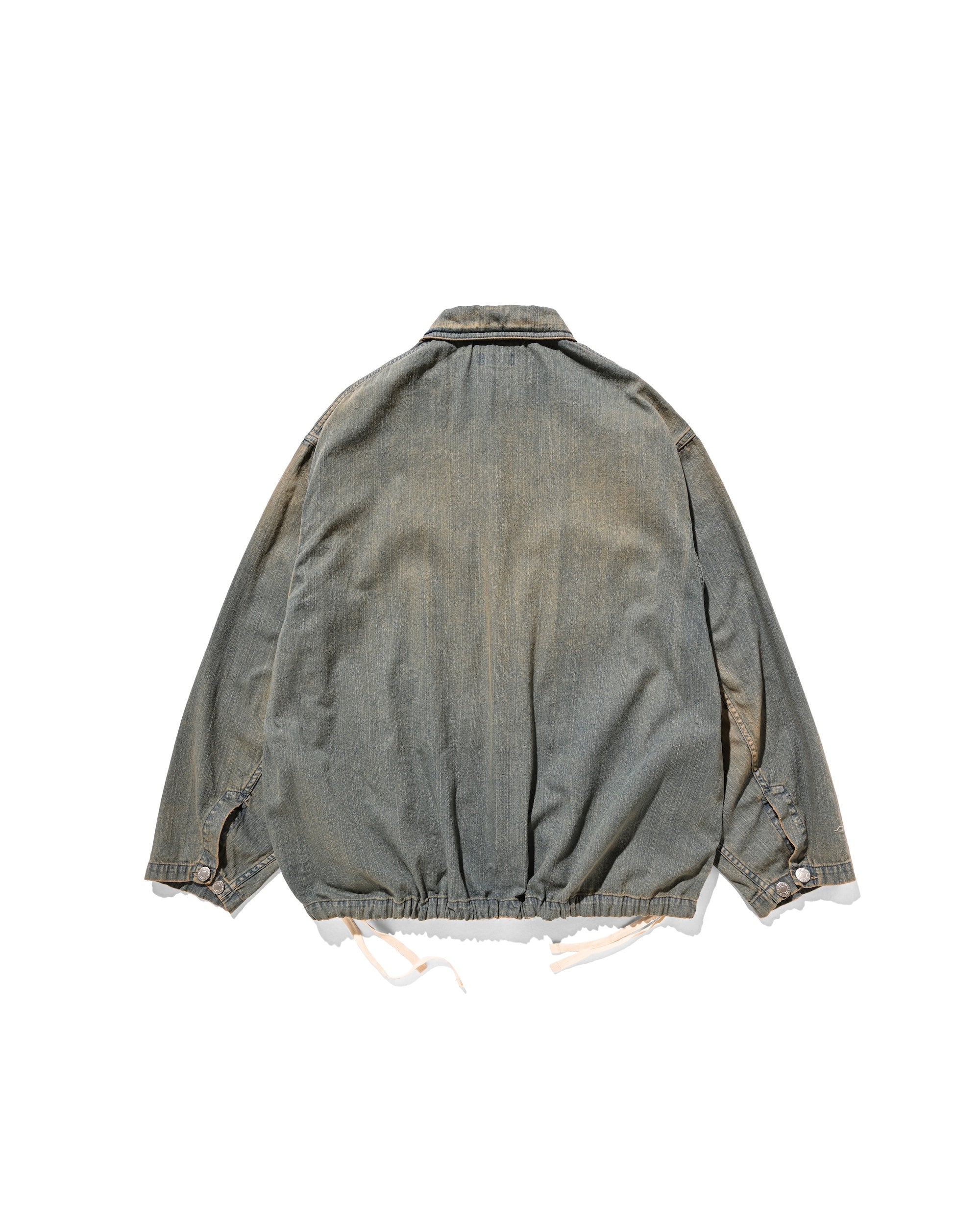 【2.21 SAT 20:00- IN STOCK】VINTAGE DYED SELVEDGE DENIM US ARMY M-35 PULLOVER JACKET (VINTAGE BEIGE)