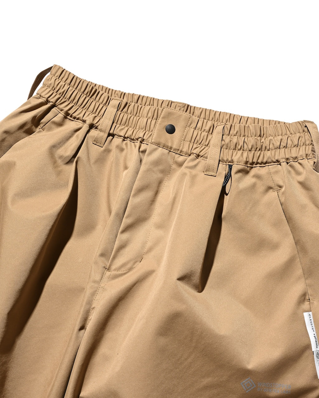 【9.2 WED 20:00- IN STOCK】+phenix WINDSTOPPER® by GORE-TEX LABS TWILL CITY BARREL LEG PANTS (CAMEL BEIGE)