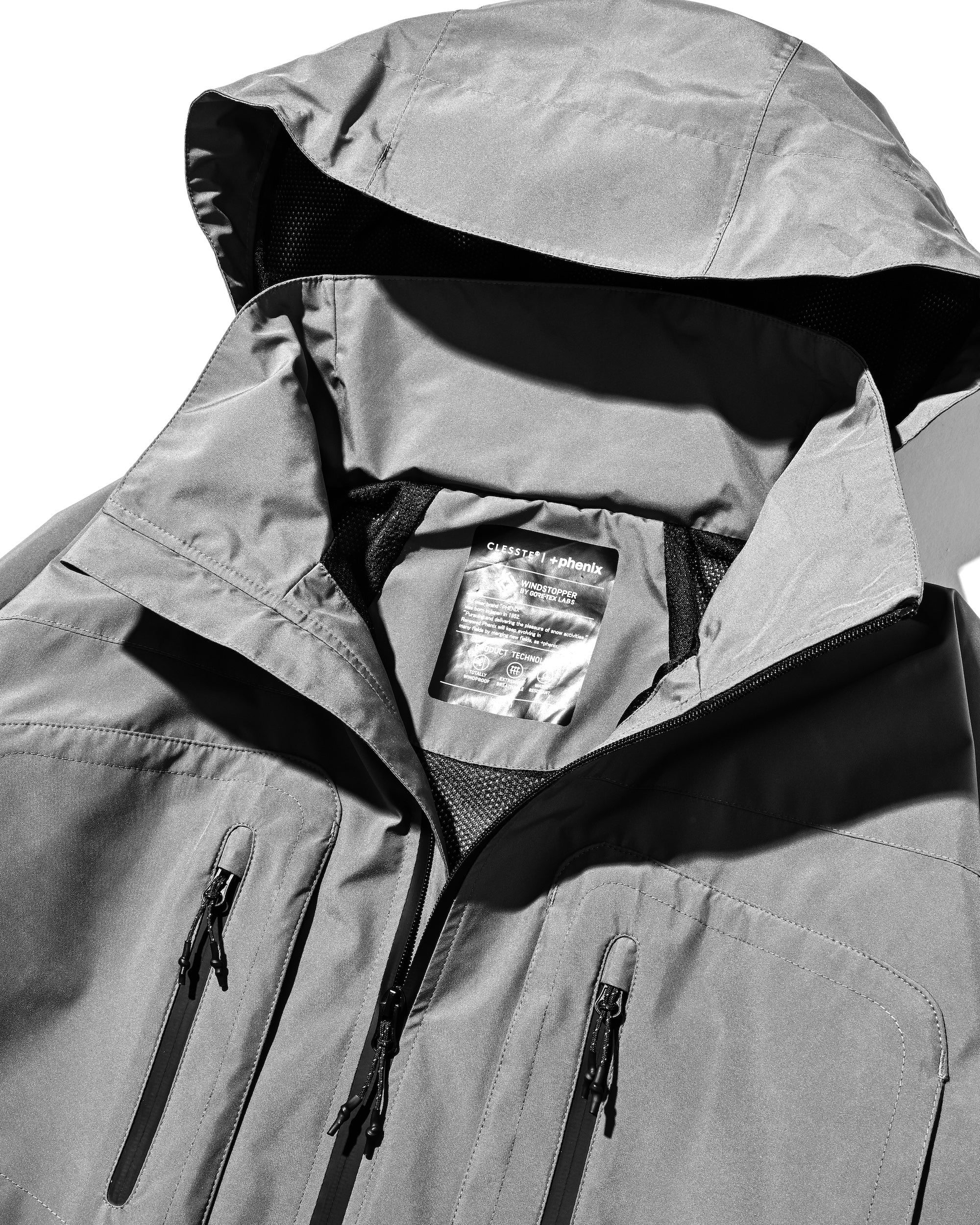 【3.4 WED 20:00- IN STOCK】+phenix WINDSTOPPER® by GORE-TEX LABS CITY HYDRO SHED JACKET (CHARCOAL GRAY)