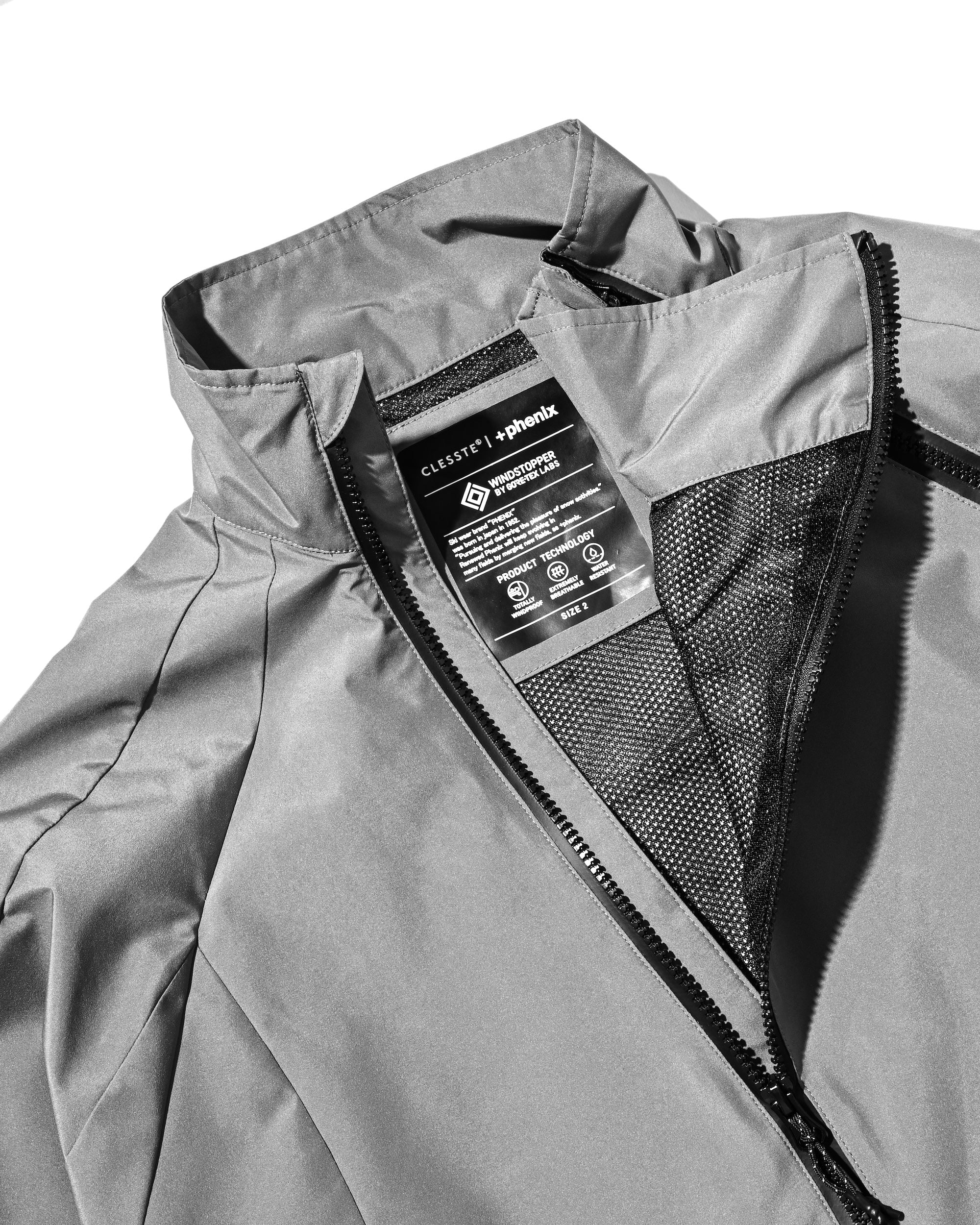 【2.25 WED 20:00- IN STOCK】+phenix WINDSTOPPER® by GORE-TEX LABS CITY SIDEWINDER JACKET (CHARCOAL GRAY)