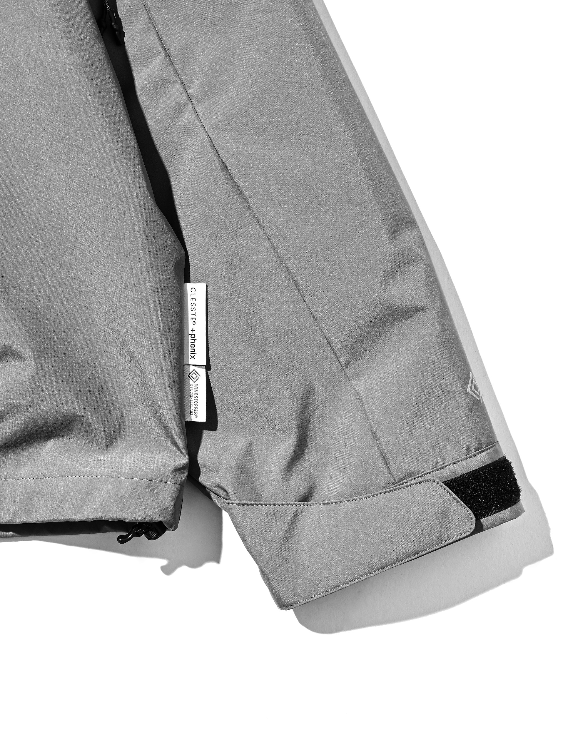 【2.25 WED 20:00- IN STOCK】+phenix WINDSTOPPER® by GORE-TEX LABS CITY SIDEWINDER JACKET (CHARCOAL GRAY)