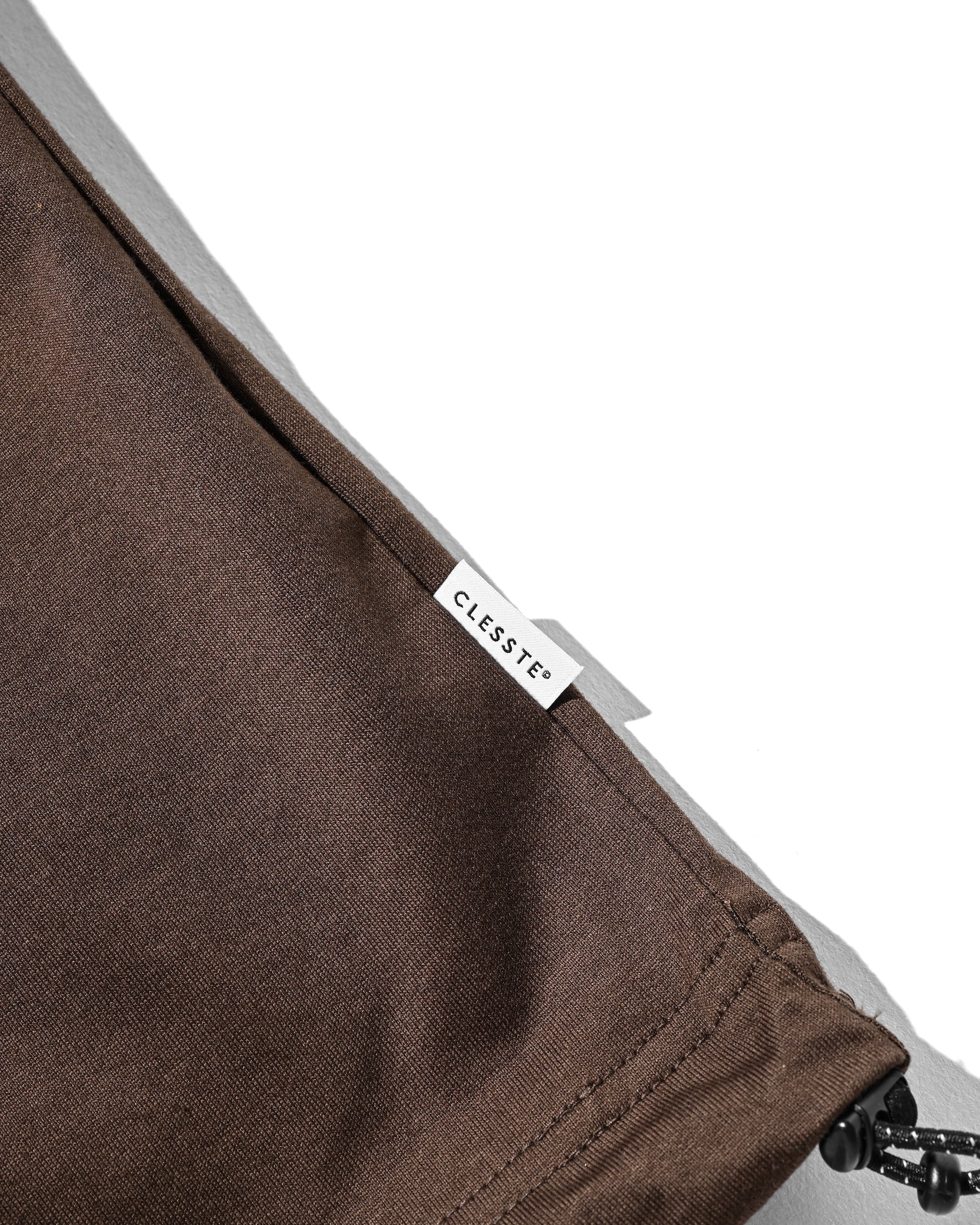 STAFF T-SHIRT WITH DRAWSTRINGS (BROWN)