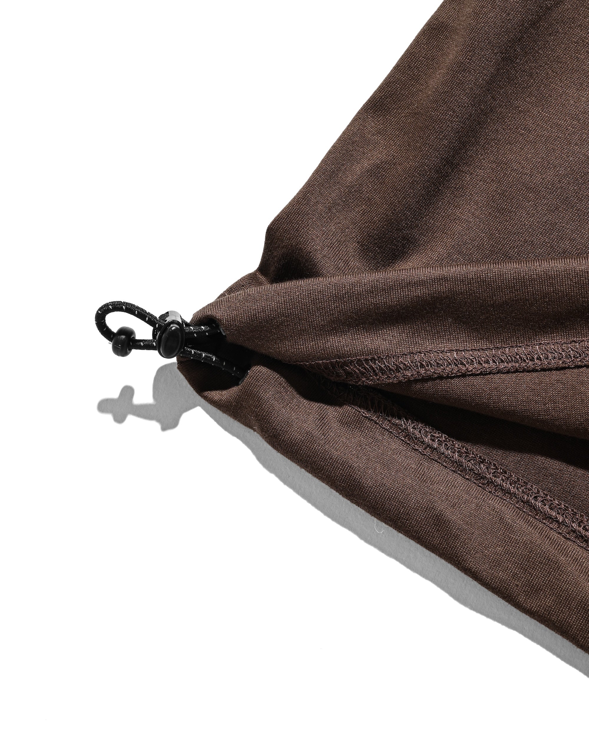 STAFF T-SHIRT WITH DRAWSTRINGS (BROWN)