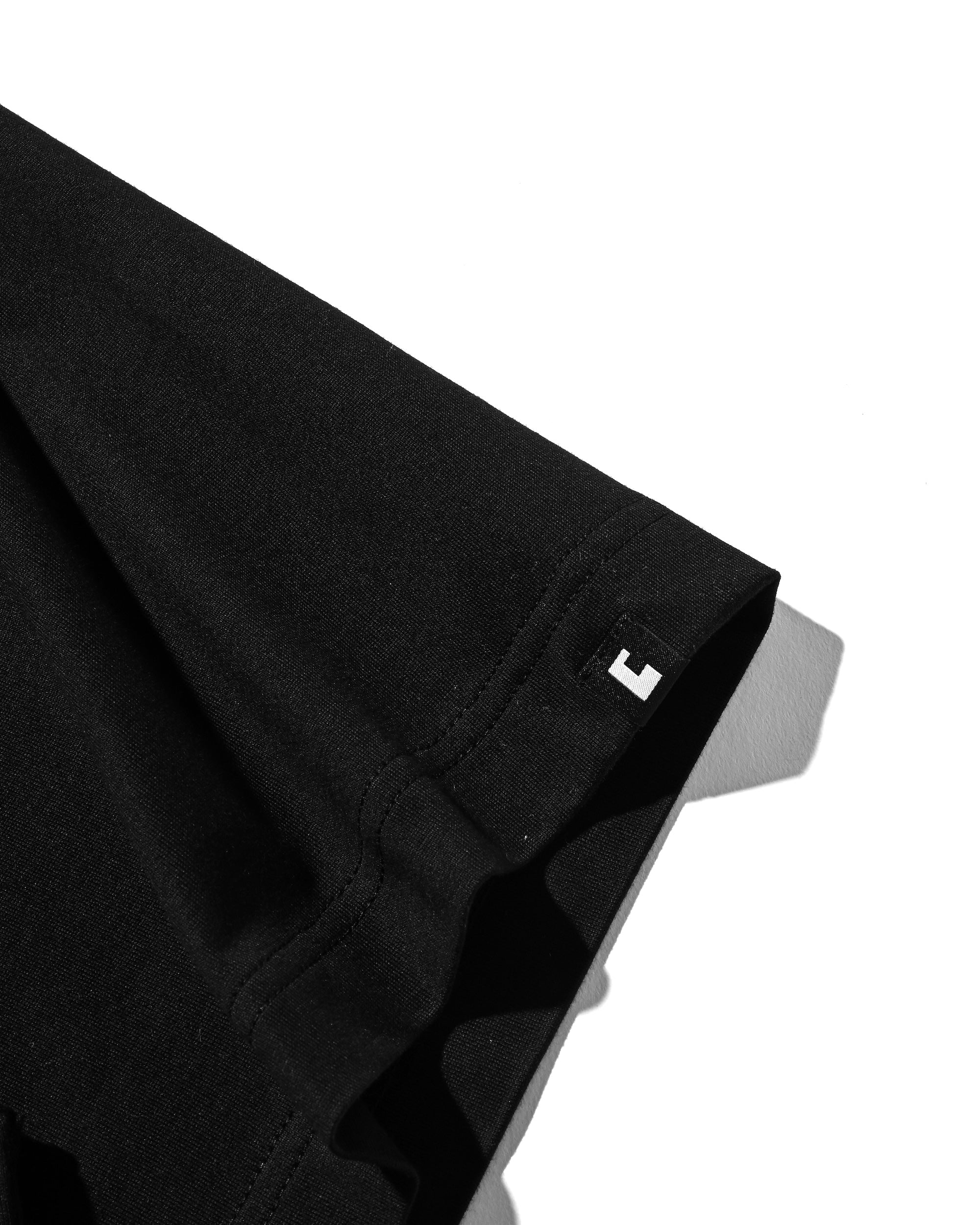 STAFF T-SHIRT WITH DRAWSTRINGS (BLACK)