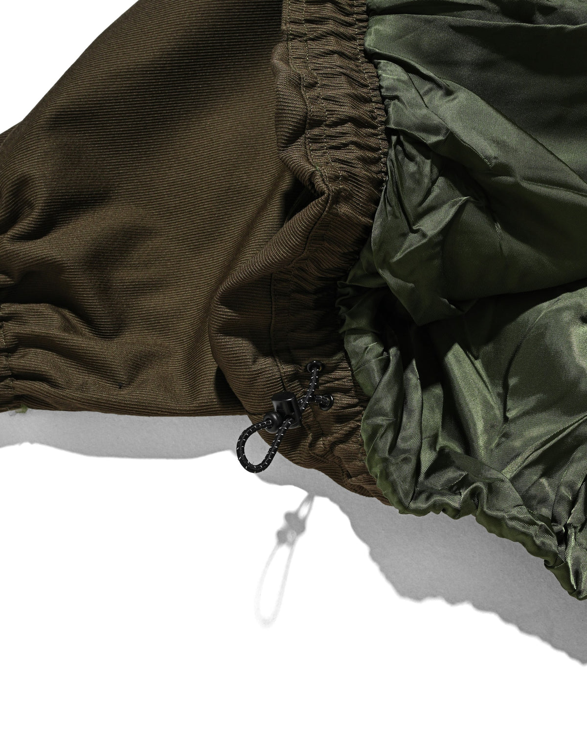 【10.7 WED 20:00- IN STOCK】 WOOL KERSEY CITY UTILITY BALLOON JACKET (OLIVE)