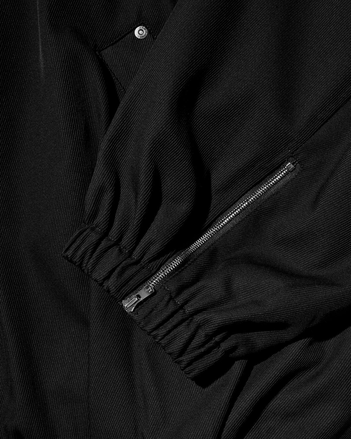 【10.7 WED 20:00- IN STOCK】 WOOL KERSEY CITY UTILITY BALLOON JACKET (BLACK)