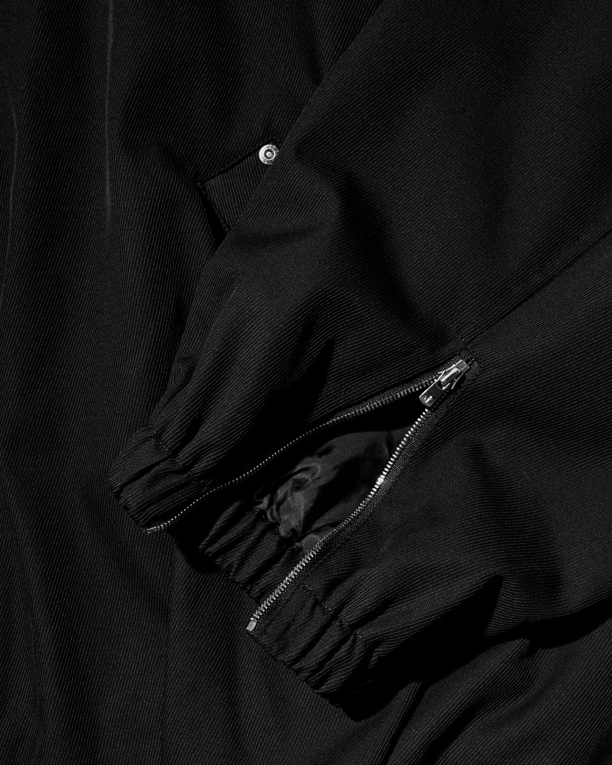 【10.7 WED 20:00- IN STOCK】 WOOL KERSEY CITY UTILITY BALLOON JACKET (BLACK)