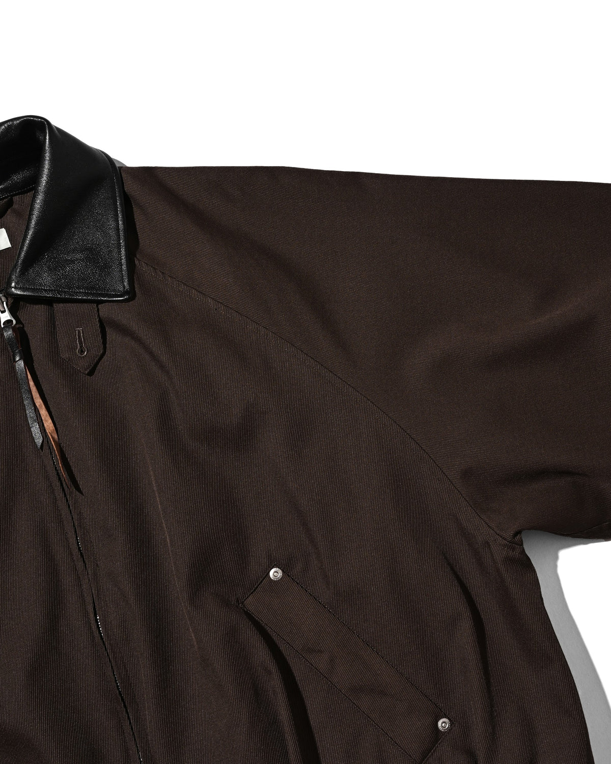 【10.7 WED 20:00- IN STOCK】 WOOL KERSEY CITY UTILITY BALLOON JACKET (BROWN)