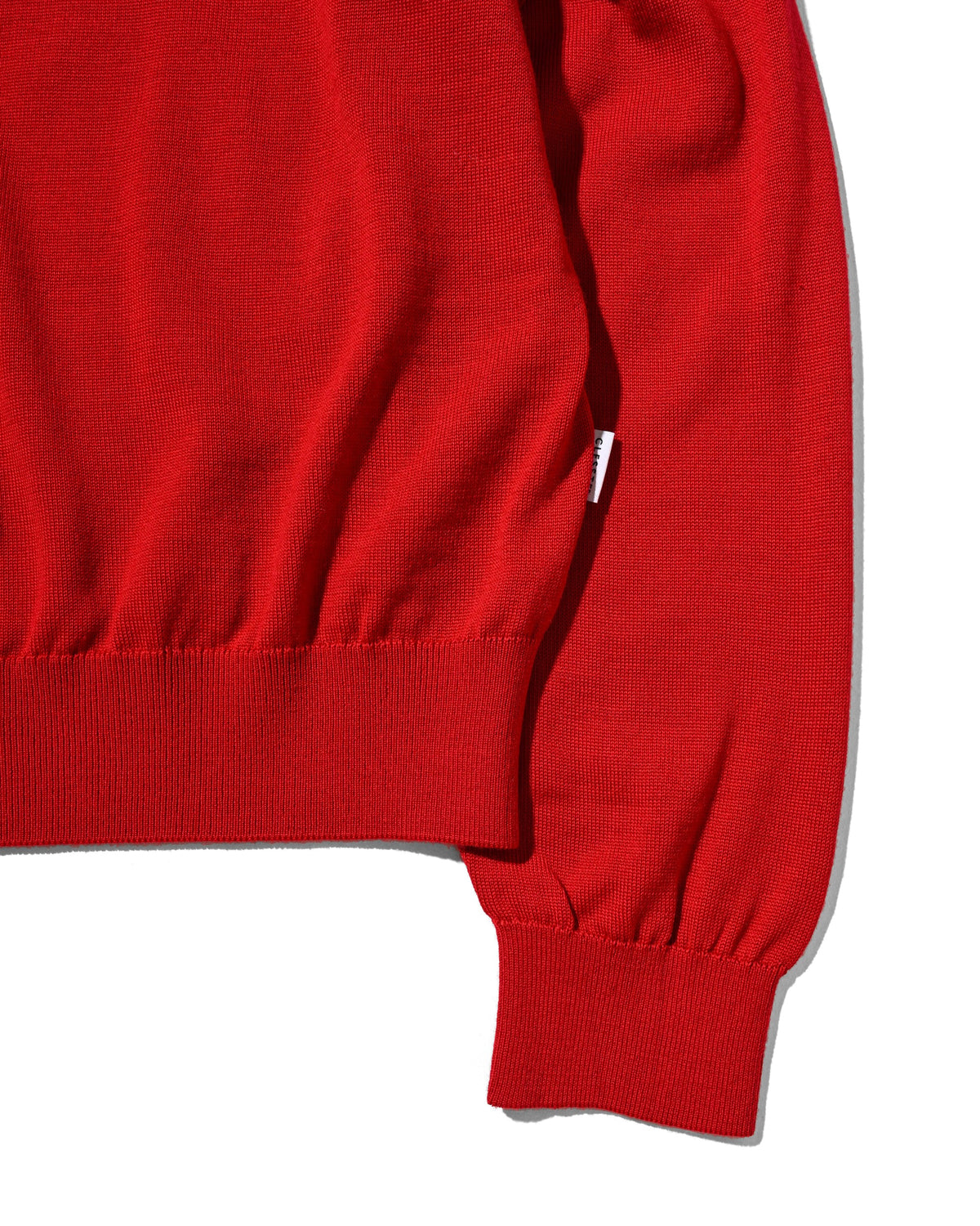 【10.21 WED 20:00- IN STOCK】 12G WOOL KNIT COLLARED CARDIGAN (RED)
