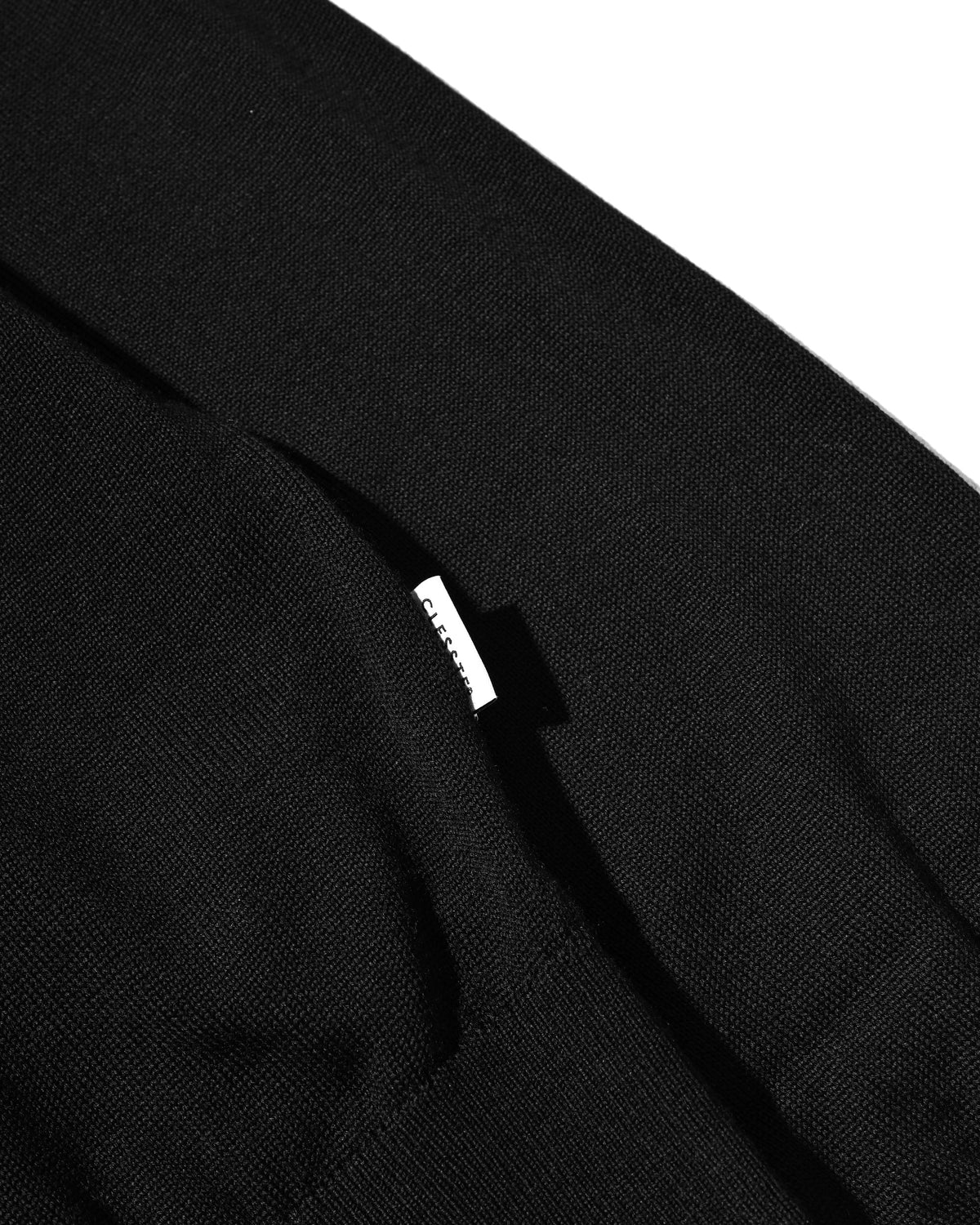 【10.21 WED 20:00- IN STOCK】 12G WOOL KNIT COLLARED CARDIGAN (BLACK)