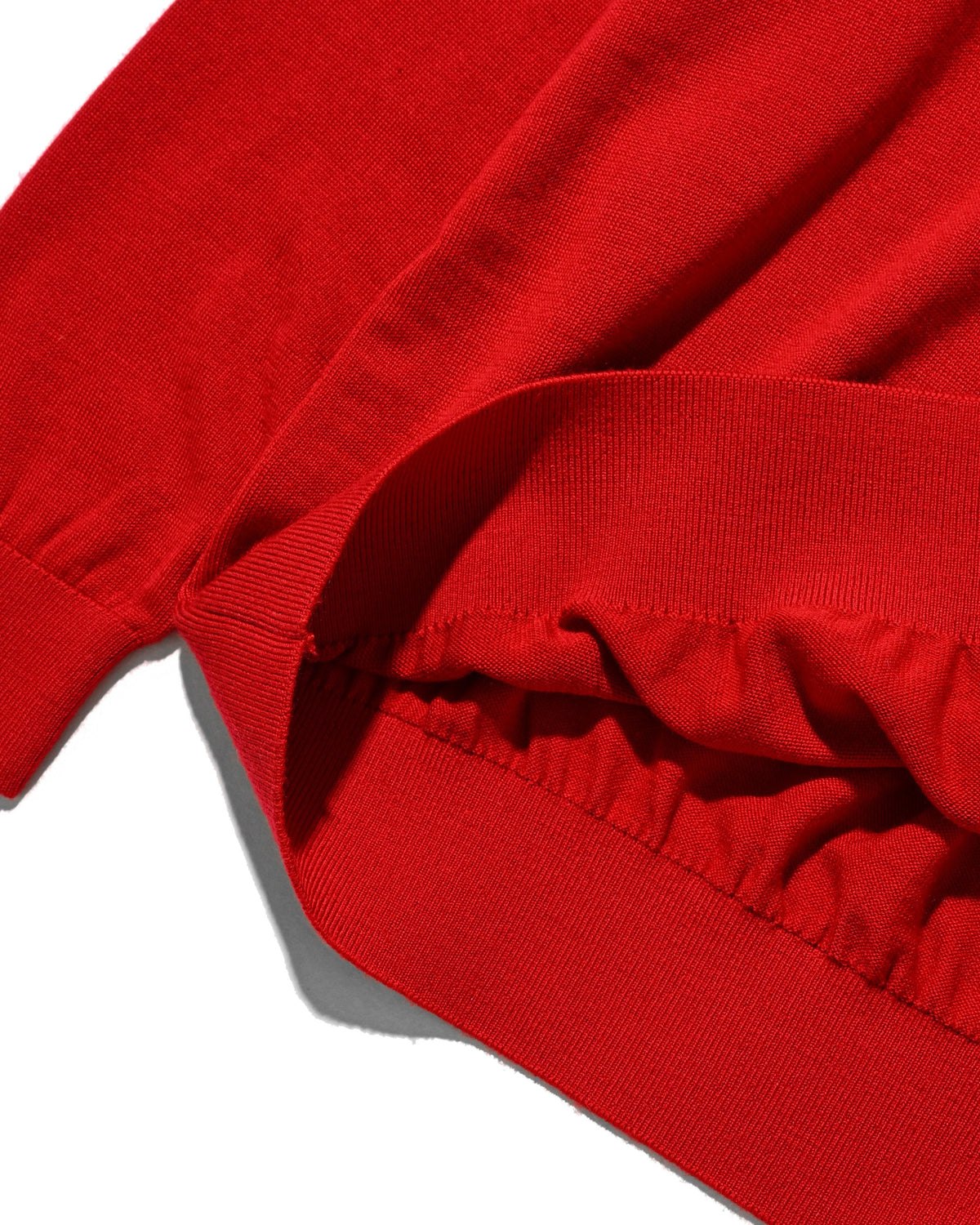 【10.31 SAT 20:00- IN STOCK】 12G WOOL V-NECK KNIT PULLOVER (RED)