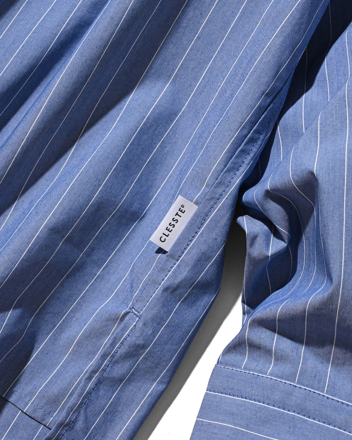 【10.14 WED 20:00- IN STOCK】 STRIPED EVERYDAY BOX FIT L/S SHIRT (BLUE STRIPE)