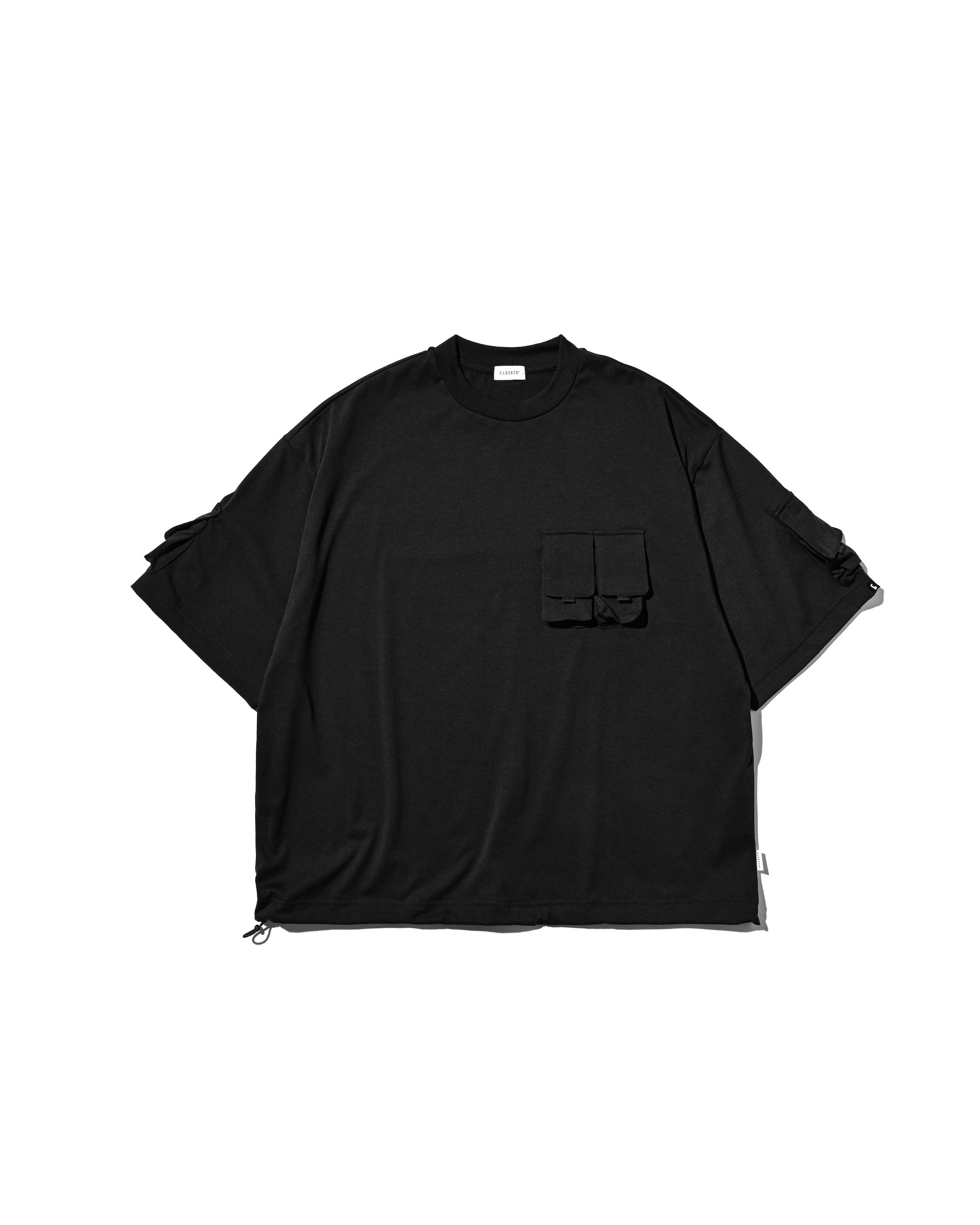 【7.1 WED 20:00- IN STOCK】MULTI POCKET S/S T-SHIRT (BLACK)
