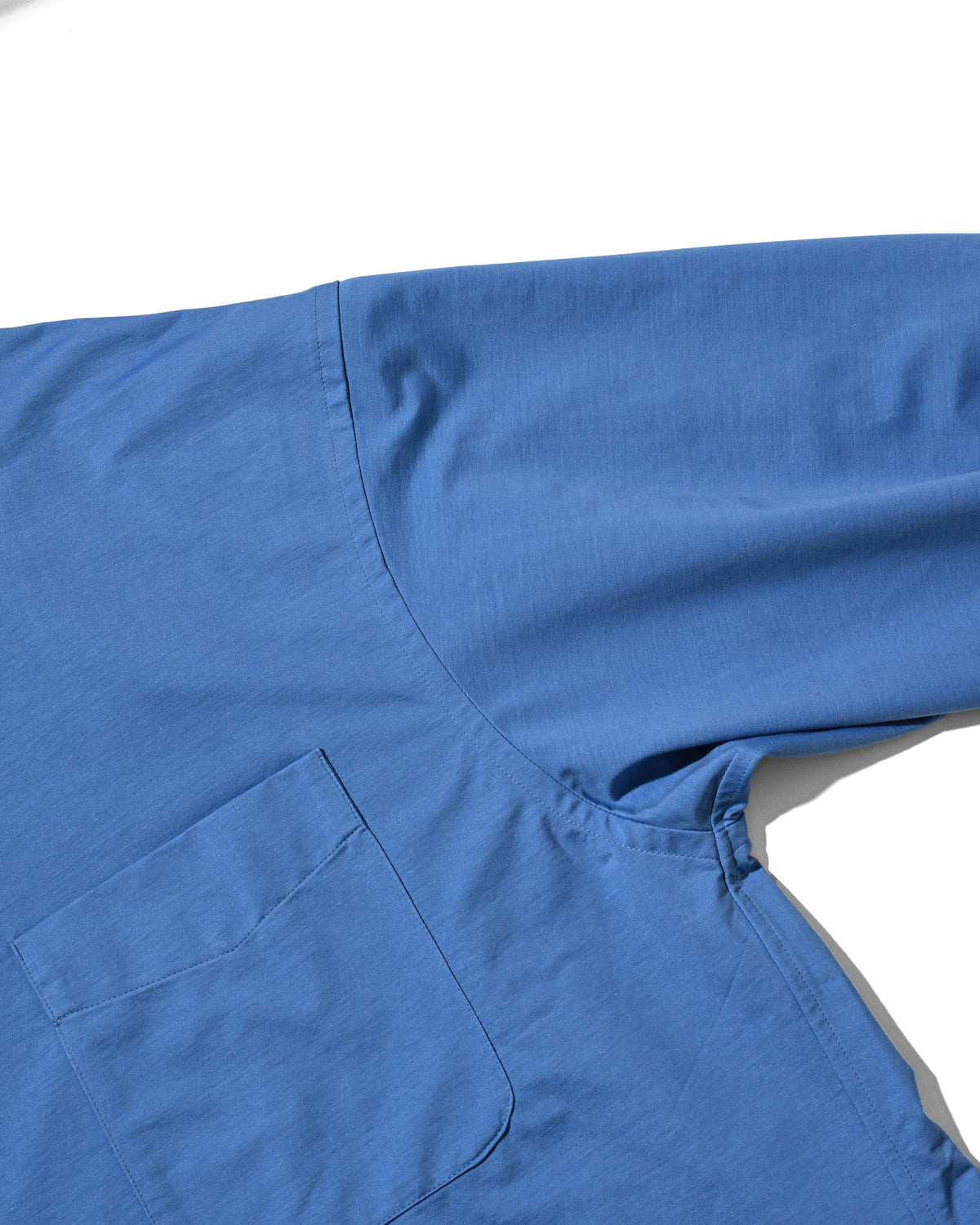 【10.14 WED 20:00- IN STOCK】 46G KNIT EVERYDAY BOX L/S SHIRT (SAX BLUE)