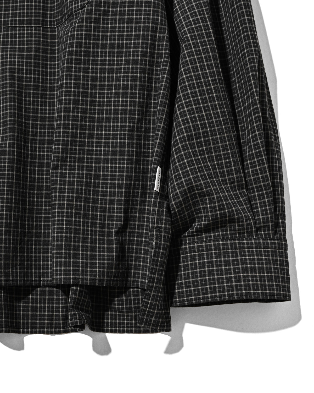【10.14 WED 20:00- IN STOCK】 MINI CHECK EVERYDAY BOX FIT L/S SHIRT (BLACK MINI CHECK)