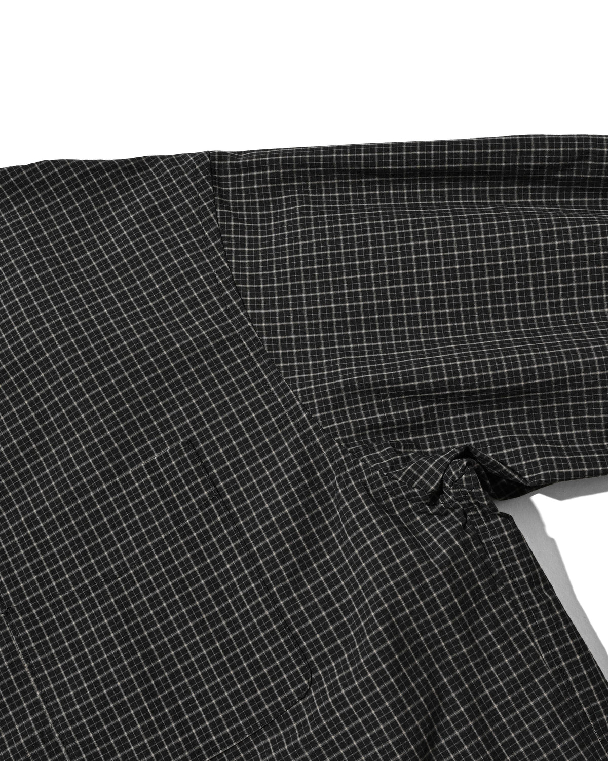 【10.14 WED 20:00- IN STOCK】 MINI CHECK EVERYDAY BOX FIT L/S SHIRT (BLACK MINI CHECK)