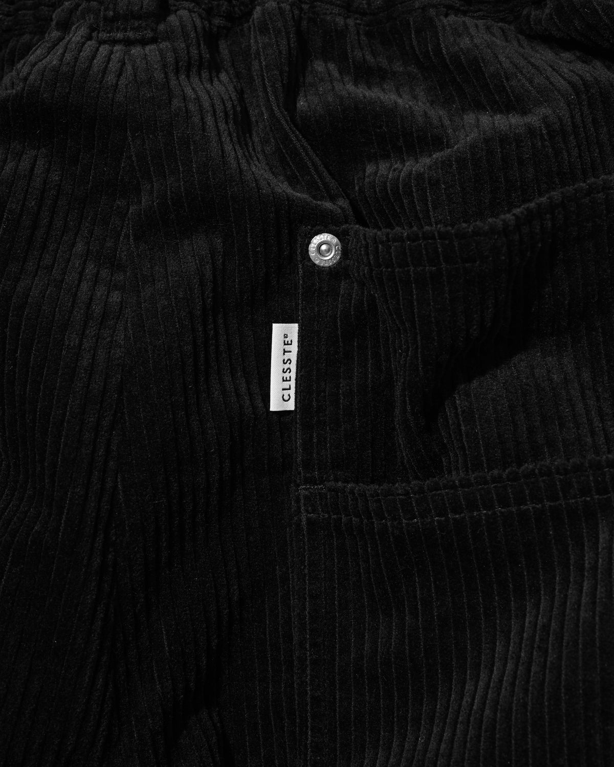 【10.21 WED 20:00- IN STOCK】 CORDUROY CITY MASSIVE UTILITY PANTS (BLACK)