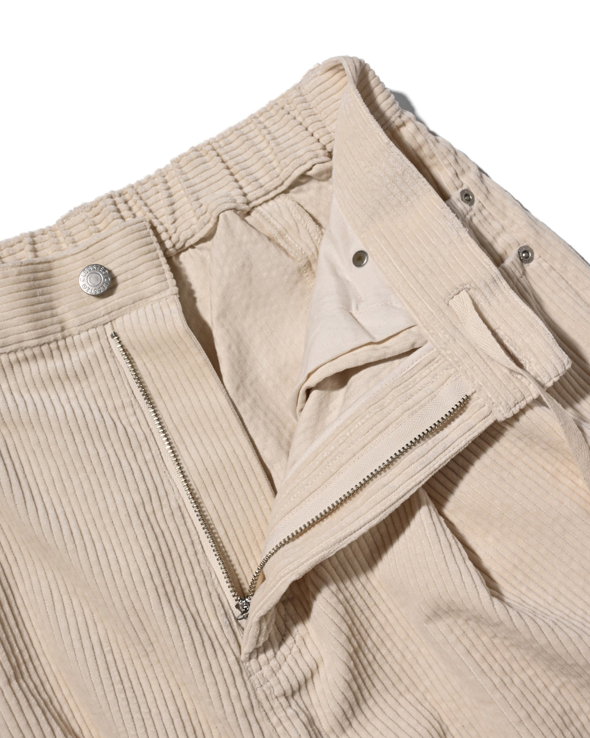 【10.21 WED 20:00- IN STOCK】 CORDUROY CITY MASSIVE UTILITY PANTS (OFF WHITE)