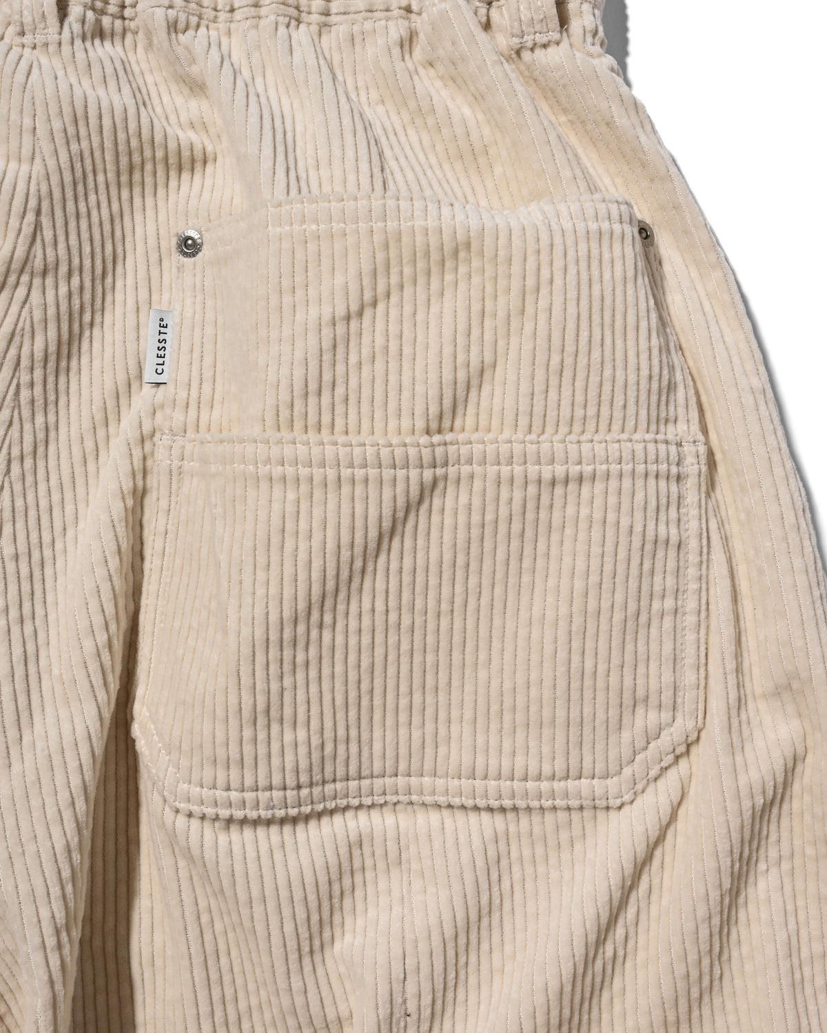 【10.21 WED 20:00- IN STOCK】 CORDUROY CITY MASSIVE UTILITY PANTS (OFF WHITE)
