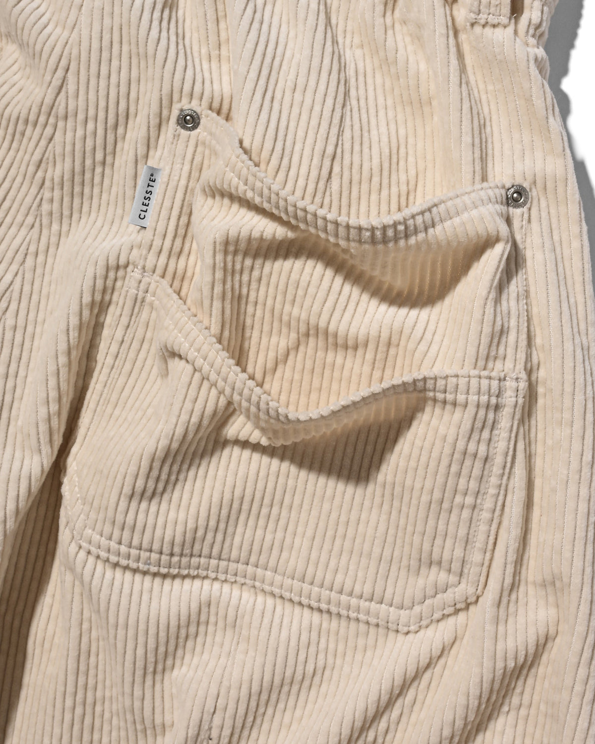 【10.21 WED 20:00- IN STOCK】 CORDUROY CITY MASSIVE UTILITY PANTS (OFF WHITE)