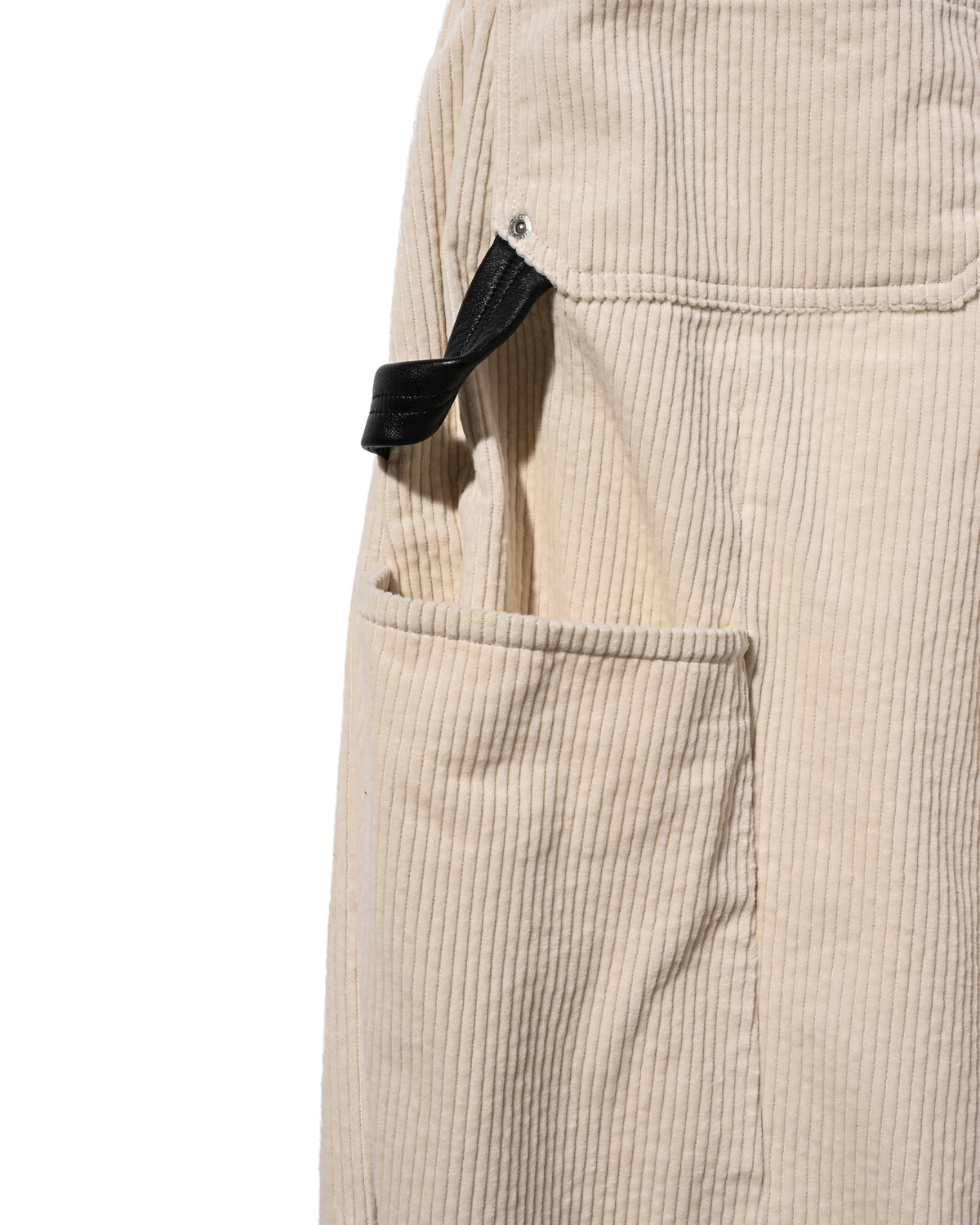 【10.21 WED 20:00- IN STOCK】 CORDUROY CITY MASSIVE UTILITY PANTS (OFF WHITE)
