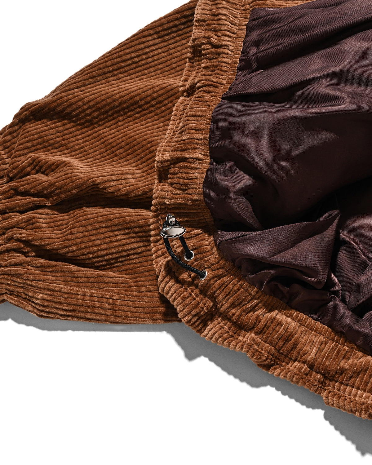 【10.21 WED 20:00- IN STOCK】 LEATHER COLLAR CORDUROY CITY UTILITY BALLOON JACKET (CAMEL)