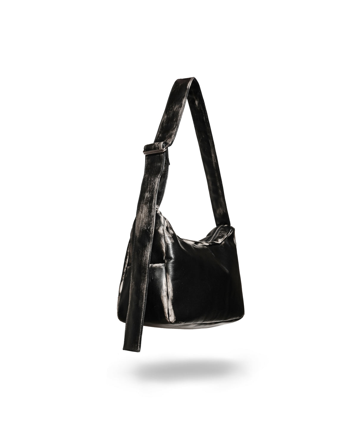 VINTAGE LEATHER HOLIDAY BAG (BLACK)