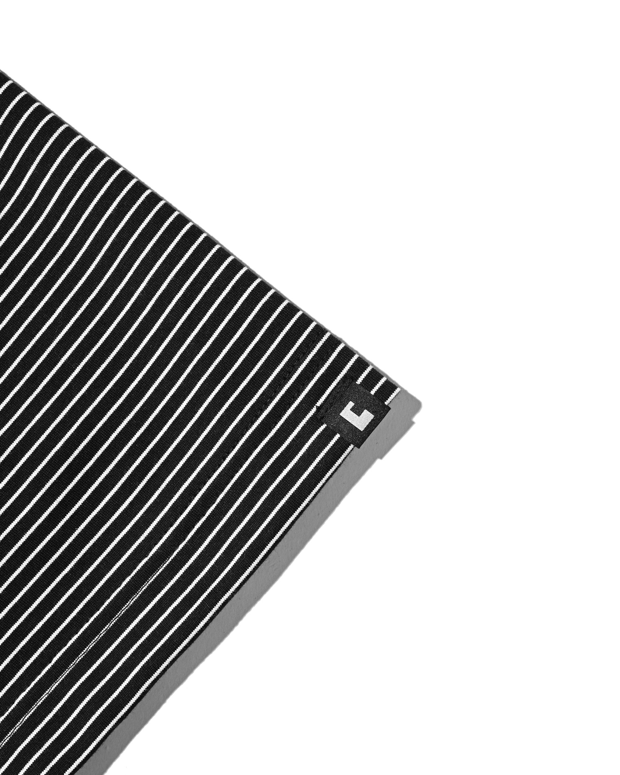 【6.13 SAT 20:00- IN STOCK】"C×CONCEPT" STRIPED S/S T-SHIRT WITH DRAWSTRINGS (BLACK×WHITE)
