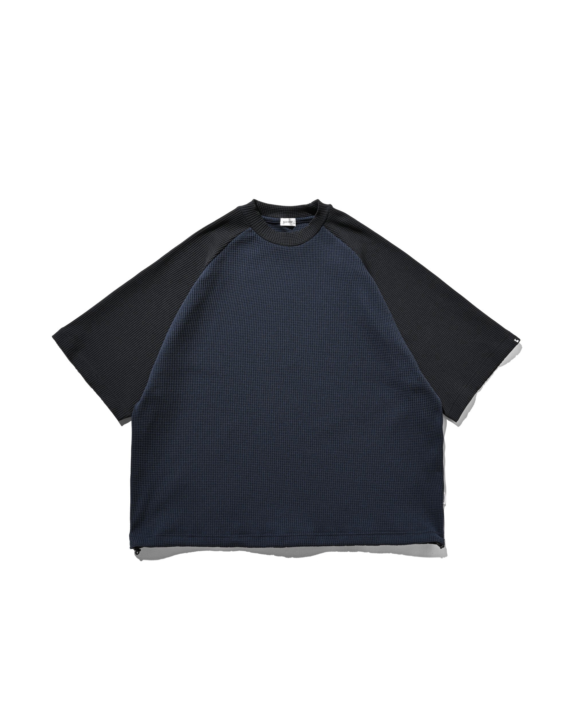 【6.3 WED 20:00- IN STOCK】CITY LIGHT THERMAL RAGLAN S/S T-SHIRT WITH DRAWSTRINGS (NAVY×BLACK)