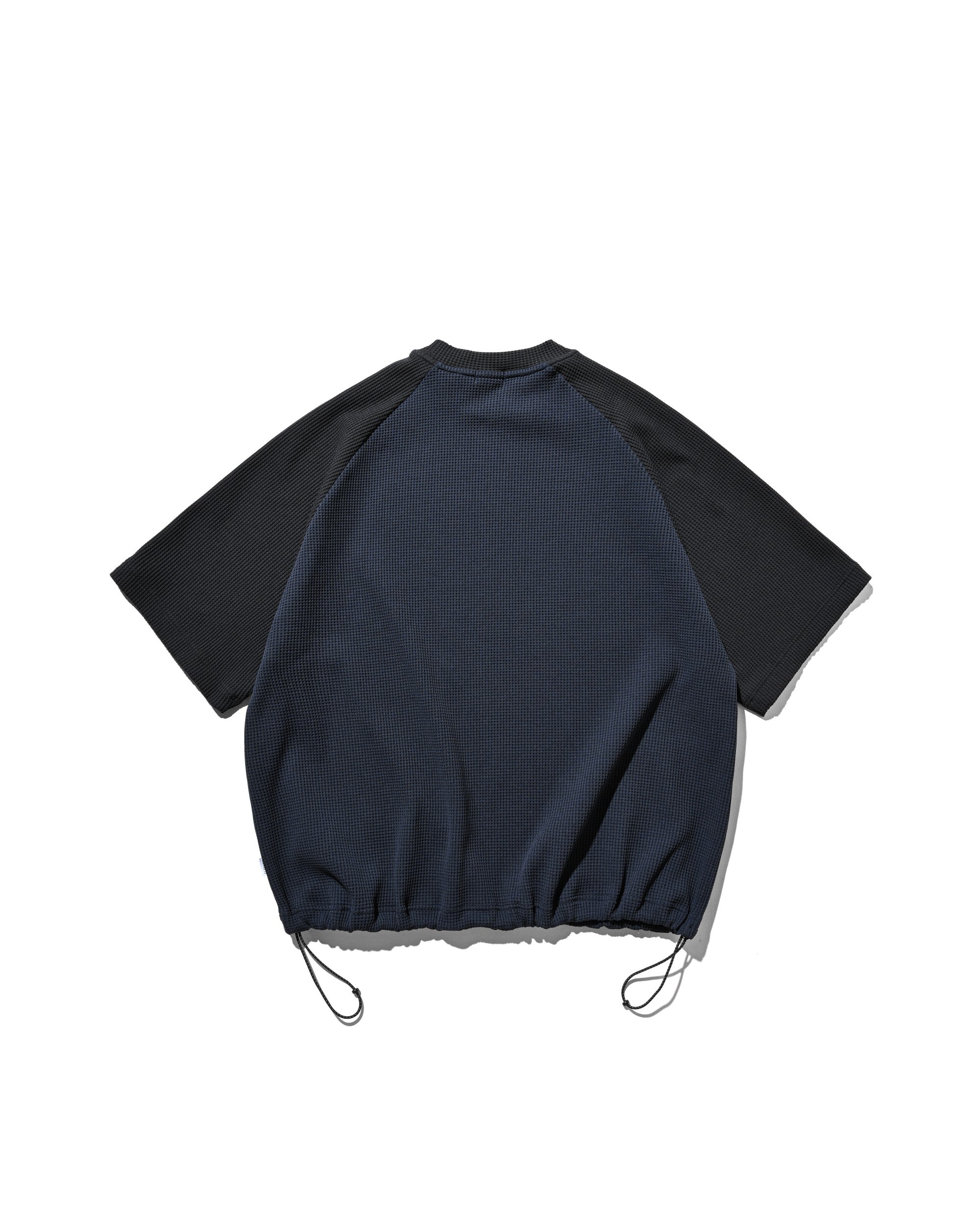 【6.3 WED 20:00- IN STOCK】CITY LIGHT THERMAL RAGLAN S/S T-SHIRT WITH DRAWSTRINGS (NAVY×BLACK)