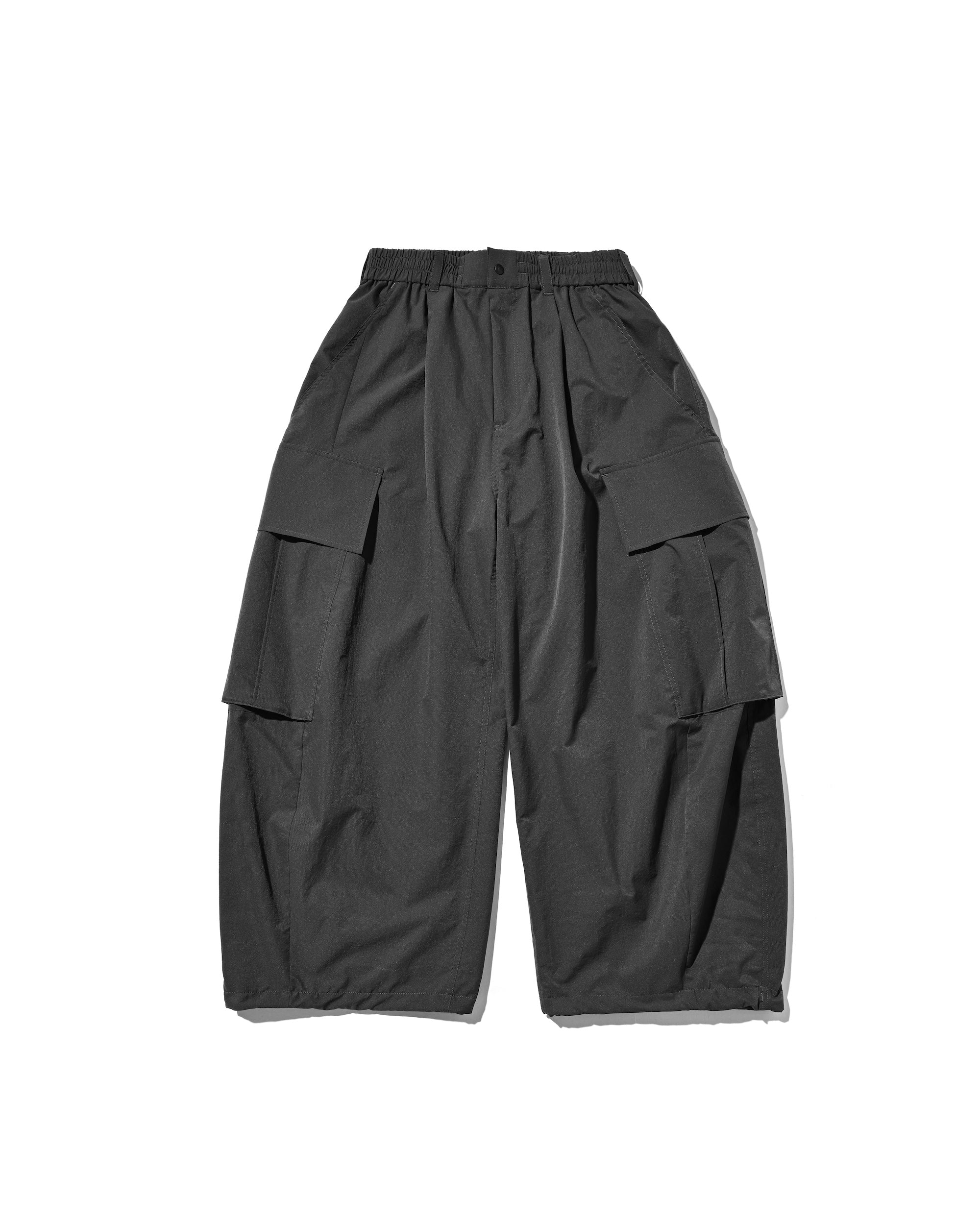 COOL DOTS®︎ MEGA POCKET BALLOON CARGO PANTS (CHARCOAL)