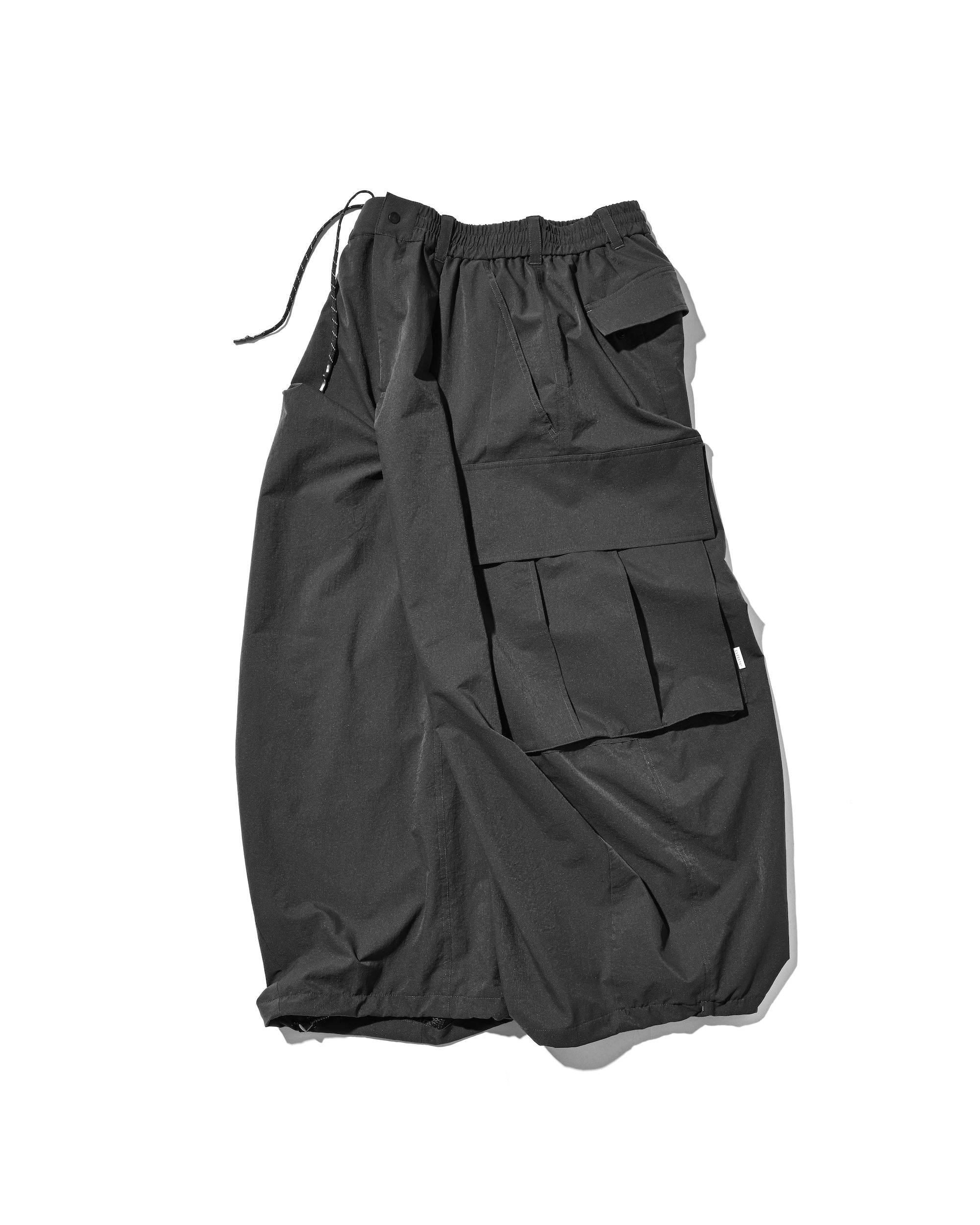 COOL DOTS®︎ MEGA POCKET BALLOON CARGO PANTS (CHARCOAL)